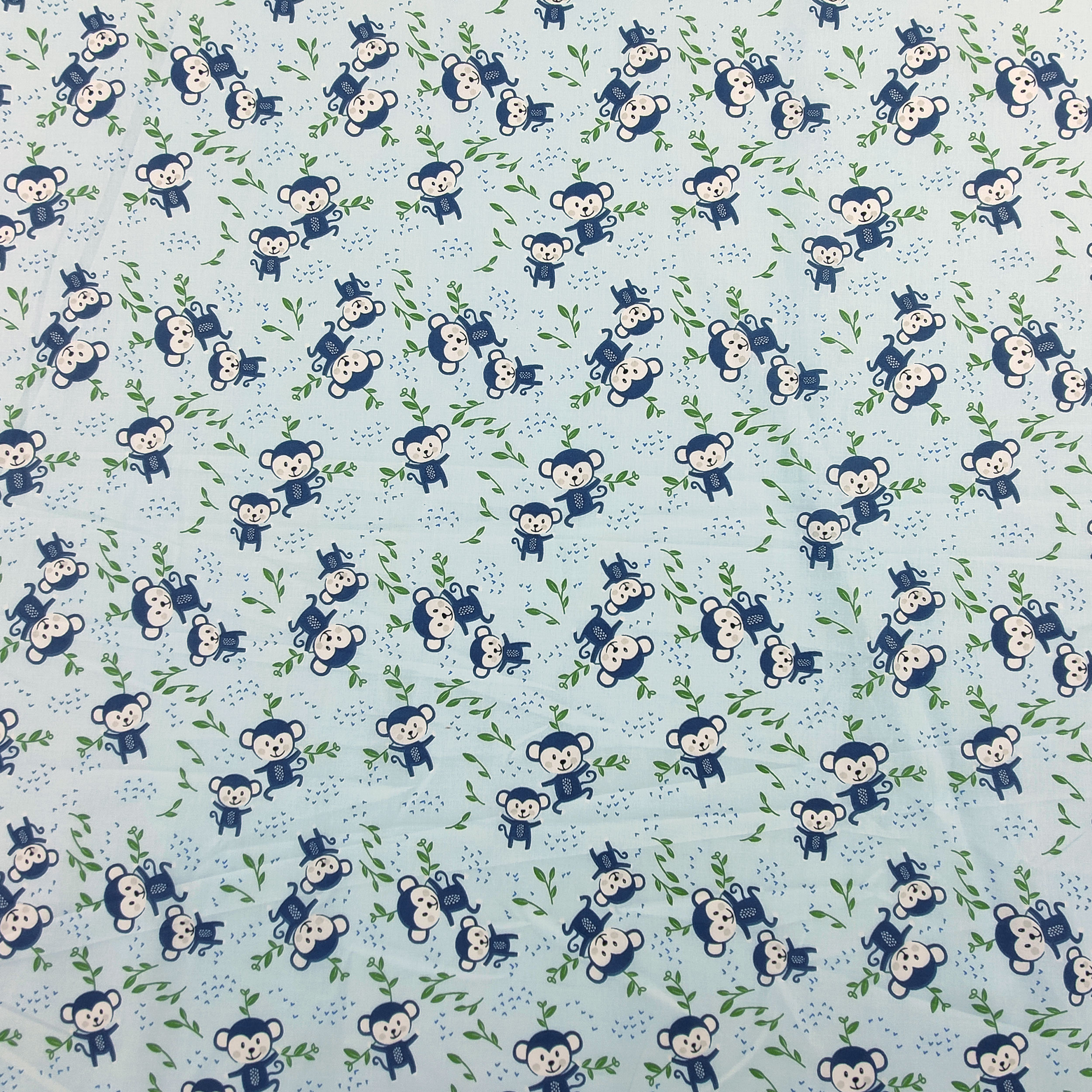 Singe bleu en coton