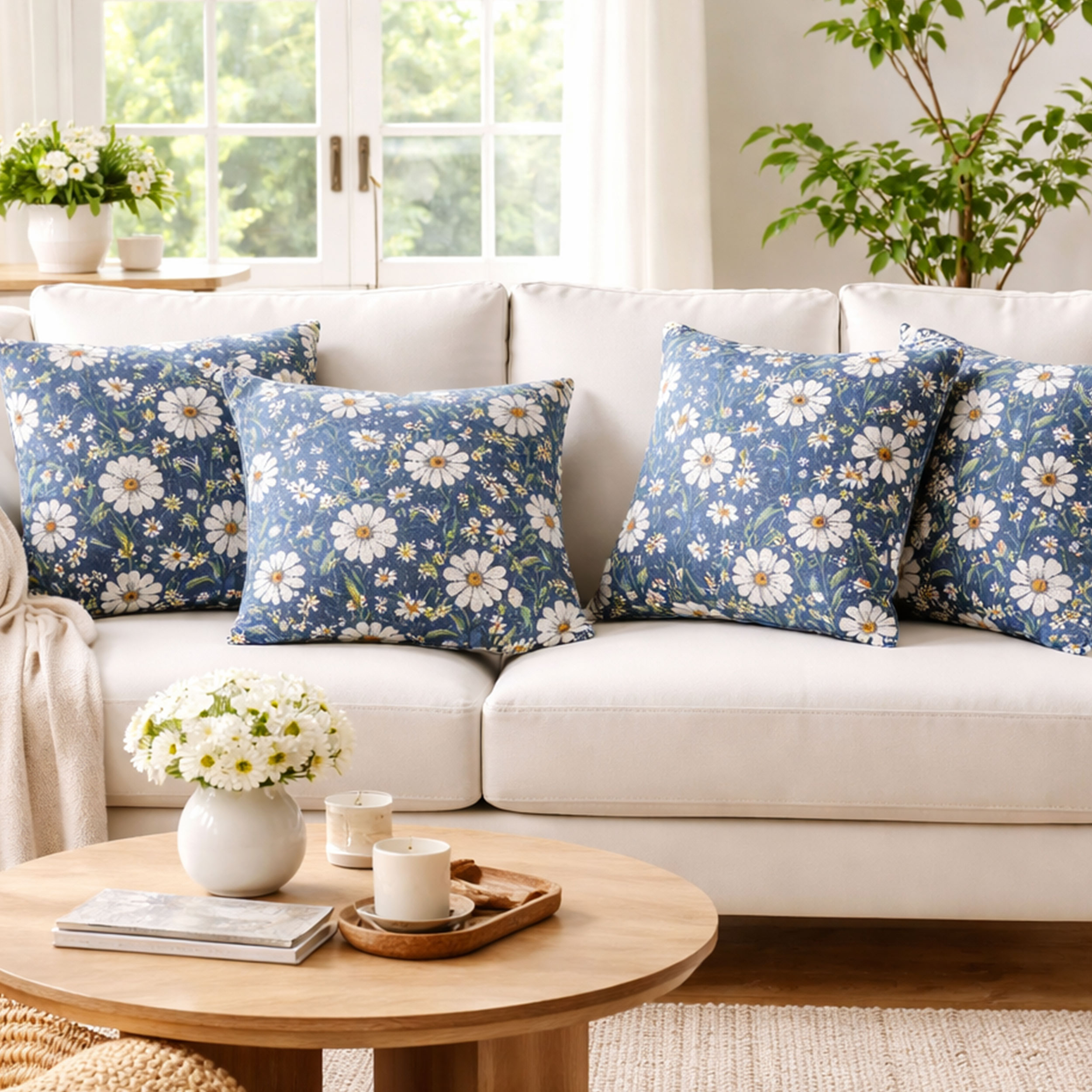 Gobelin Ottanium Daisy Pattern Image