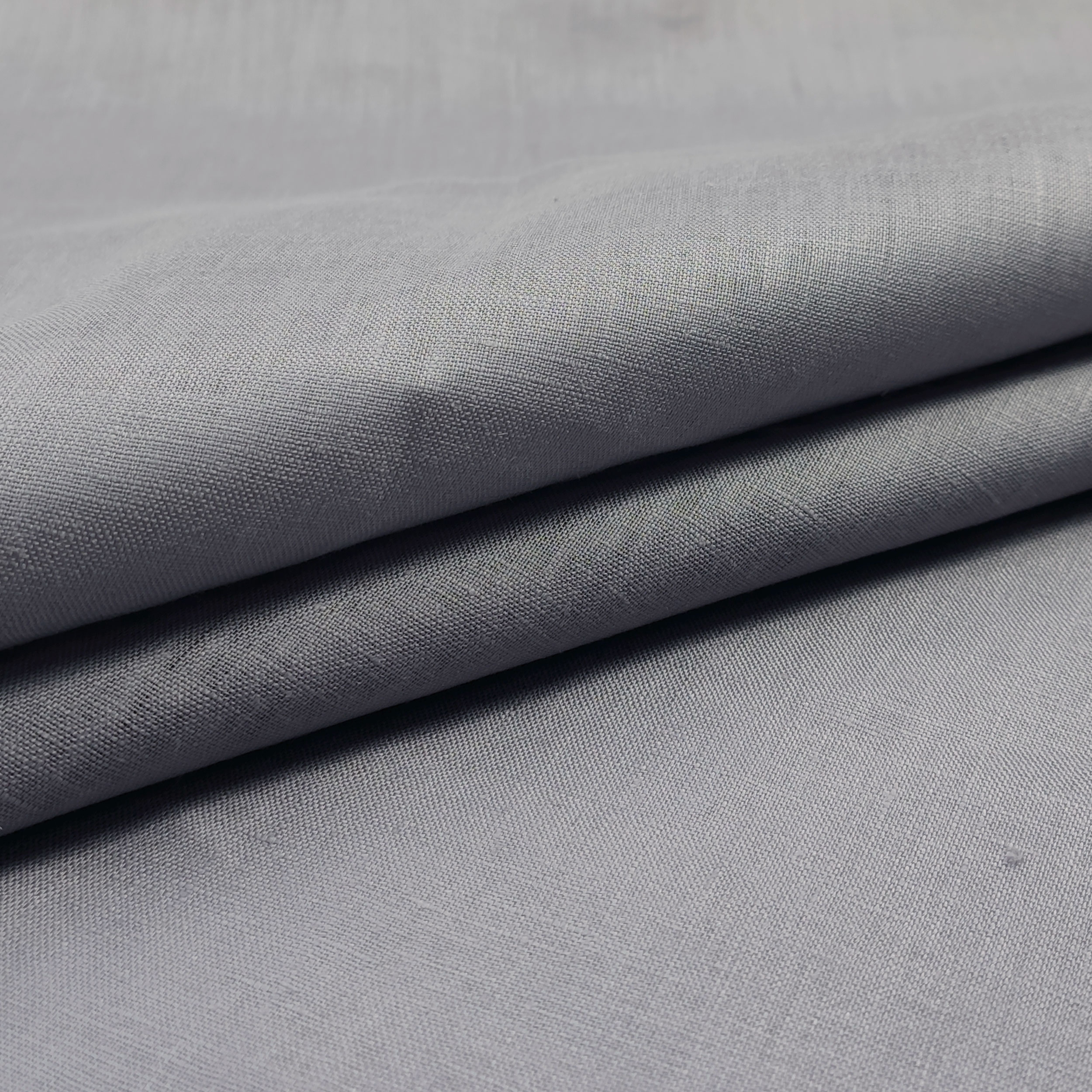 Reines Leinen Unifarbener Stoff 3