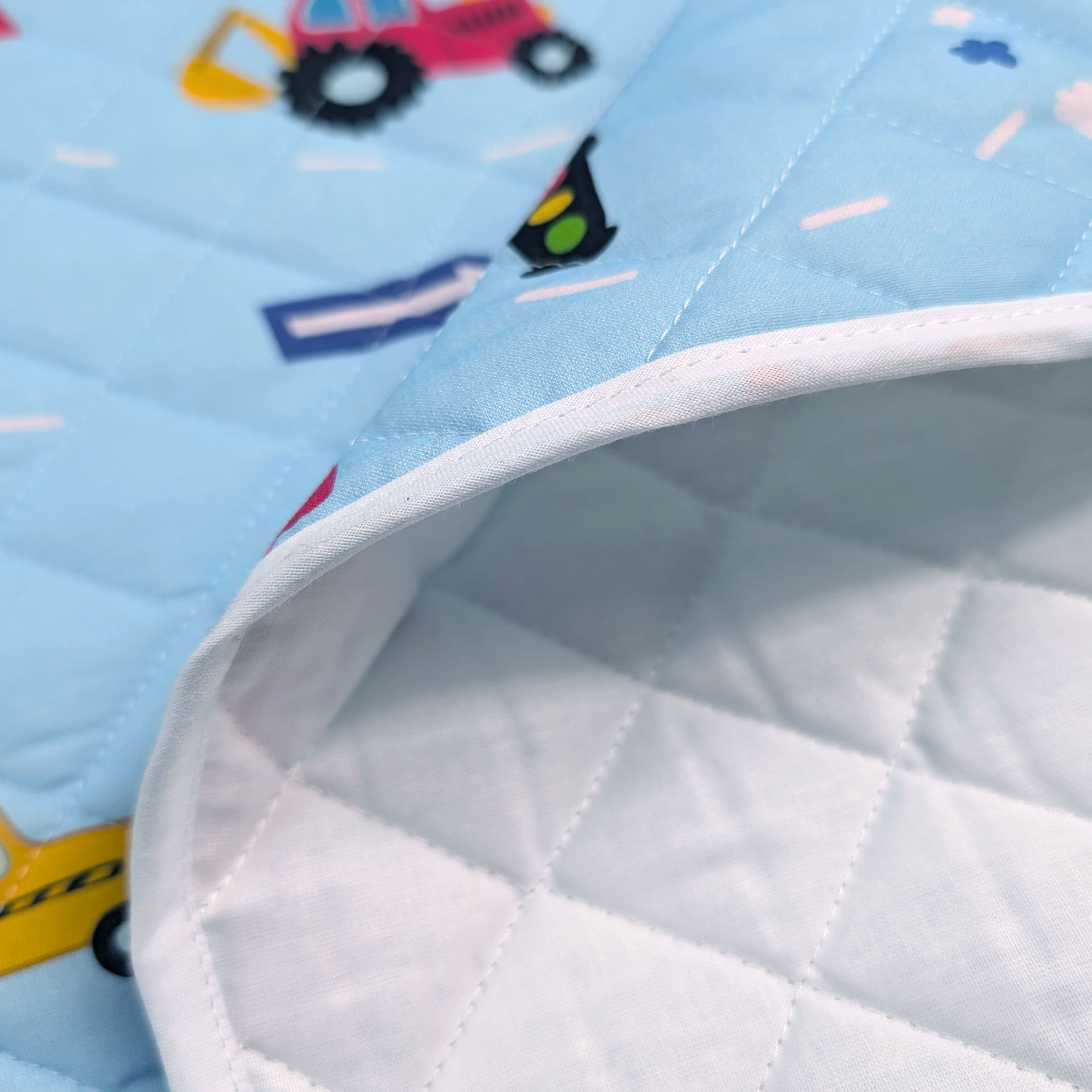 Blue Background Car Blanket Image