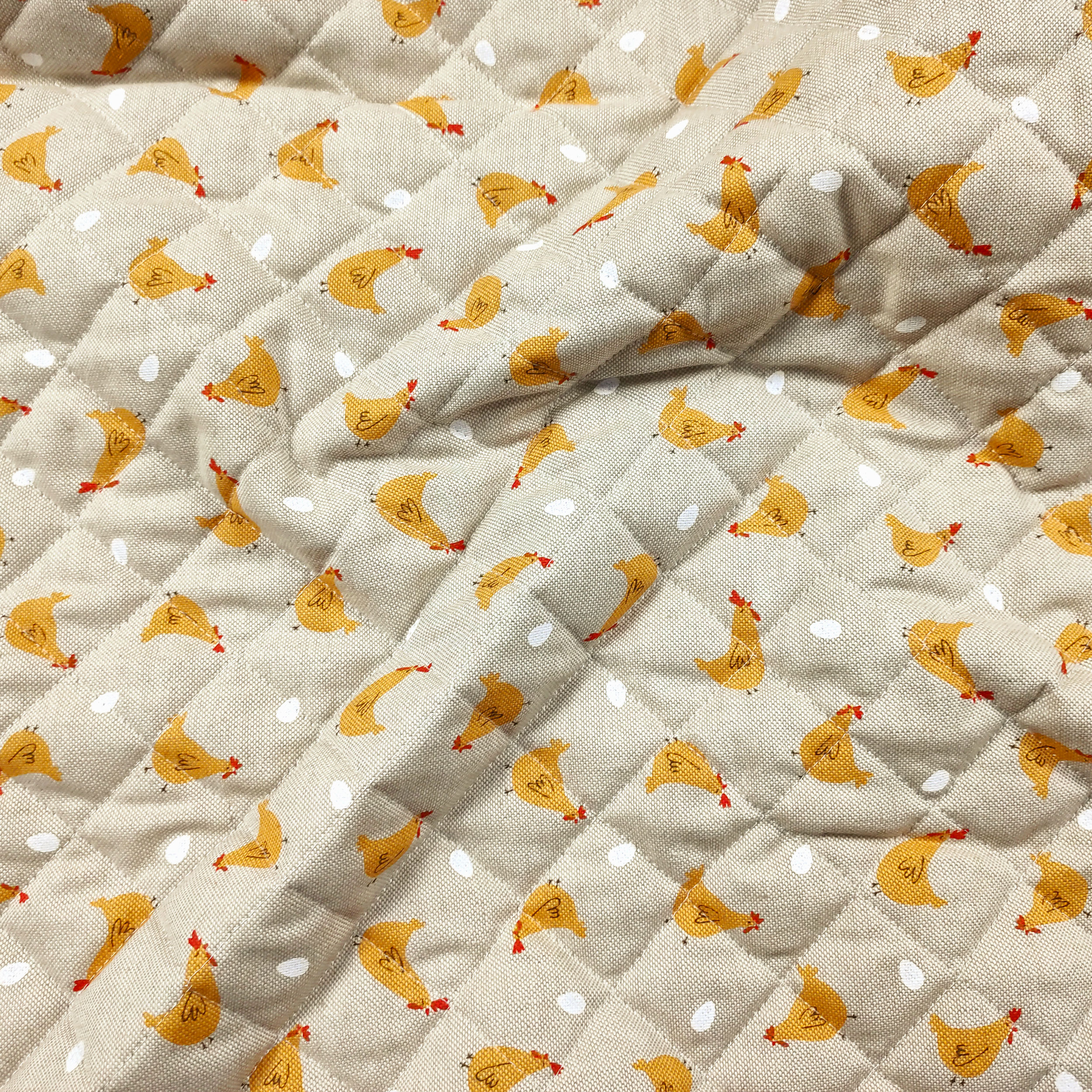 Quilted Fabric Hens