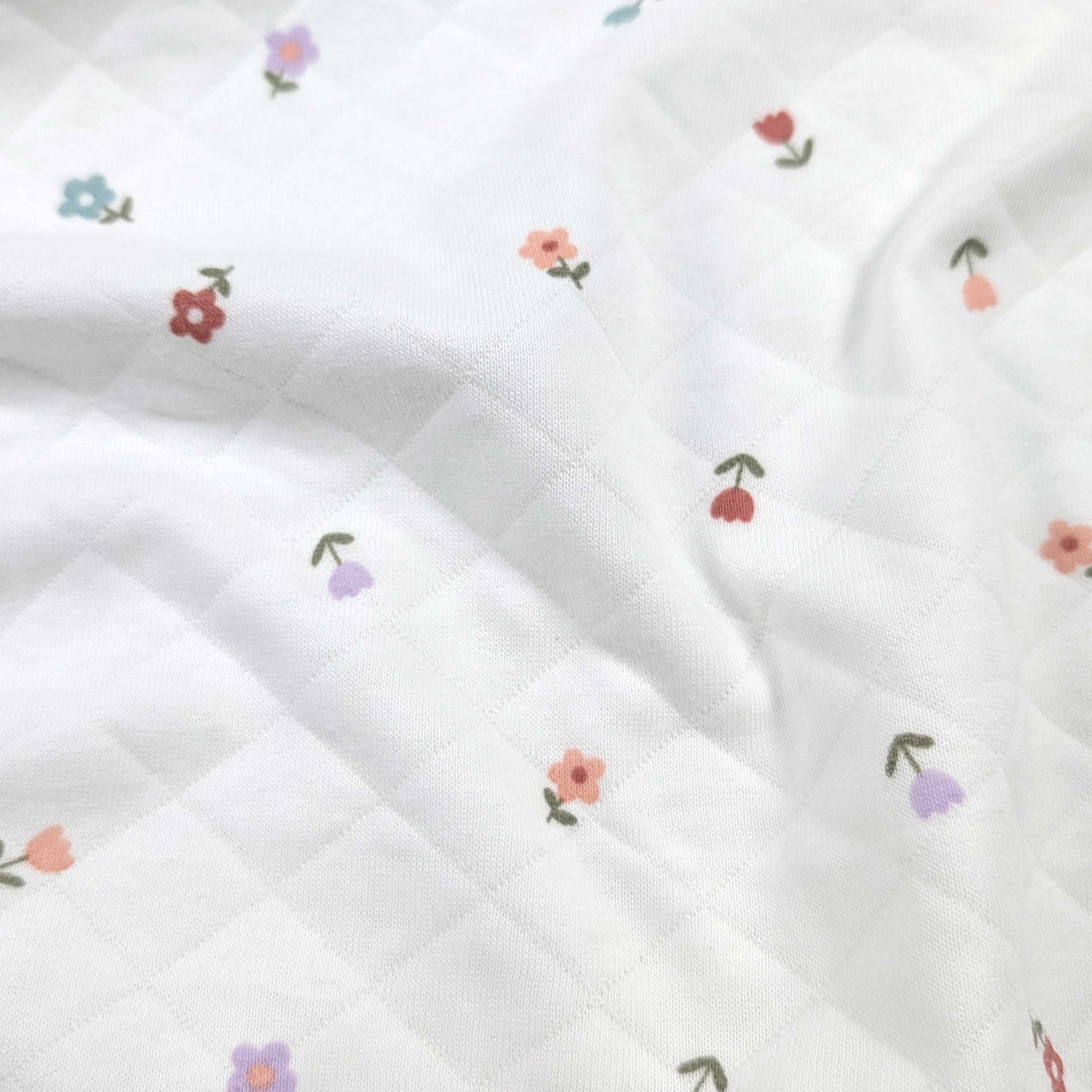 Flower Fantasy Quilted Jersey Image