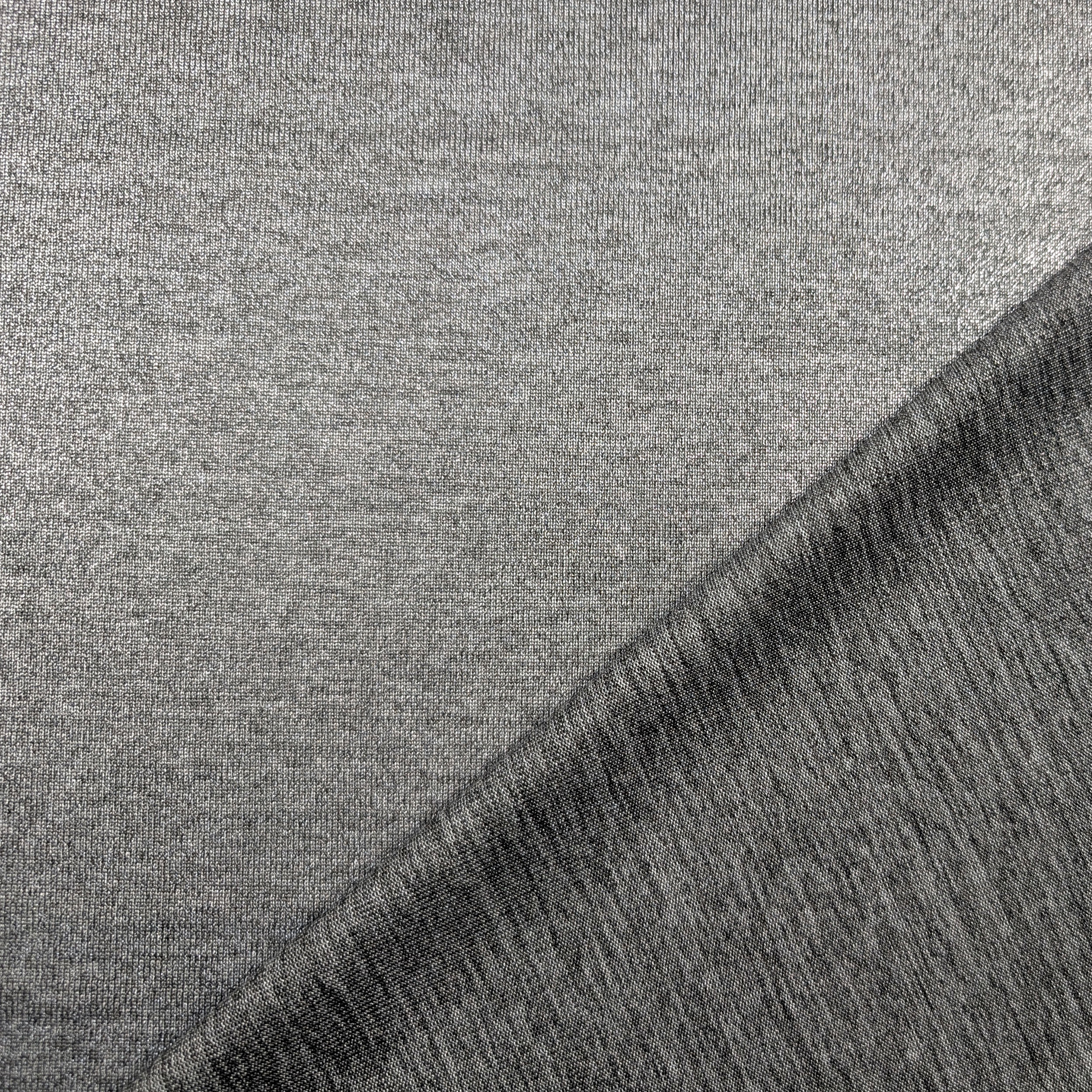 Grey Jersey Coated Lurex Silver Image