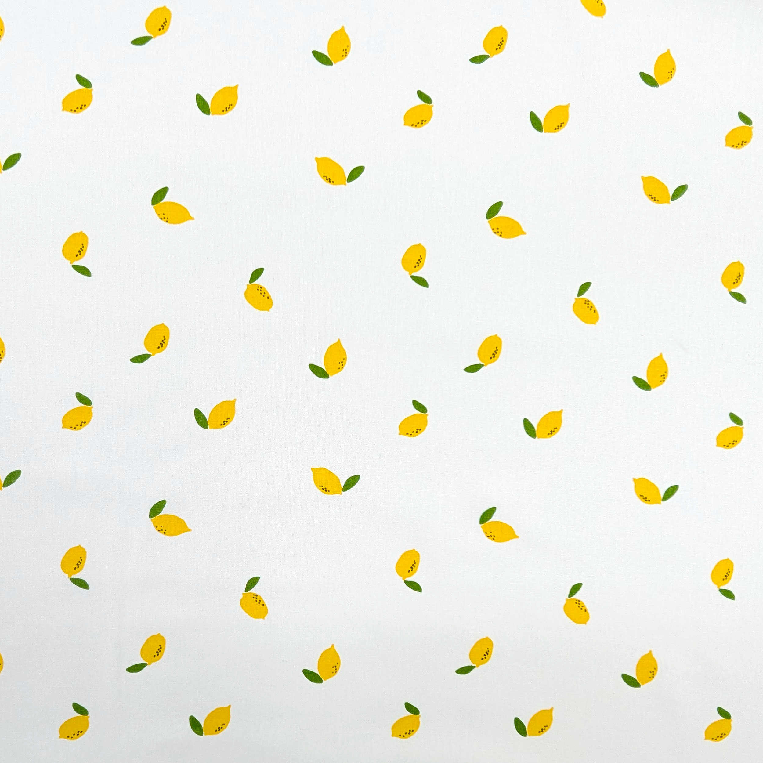 Cotton Poplin Lemons Image