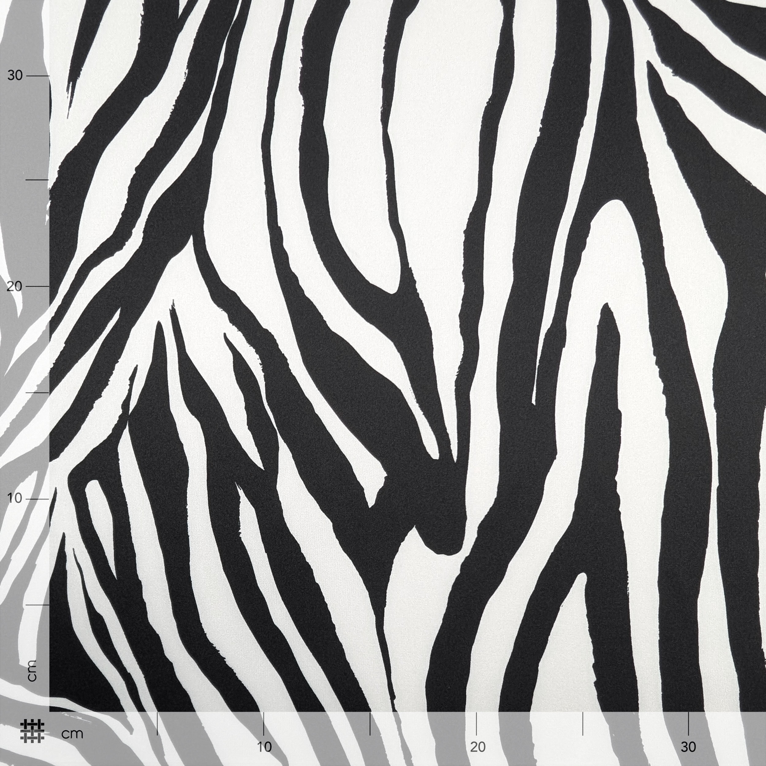 Satin Set High Fashion Zebra Patterned Image