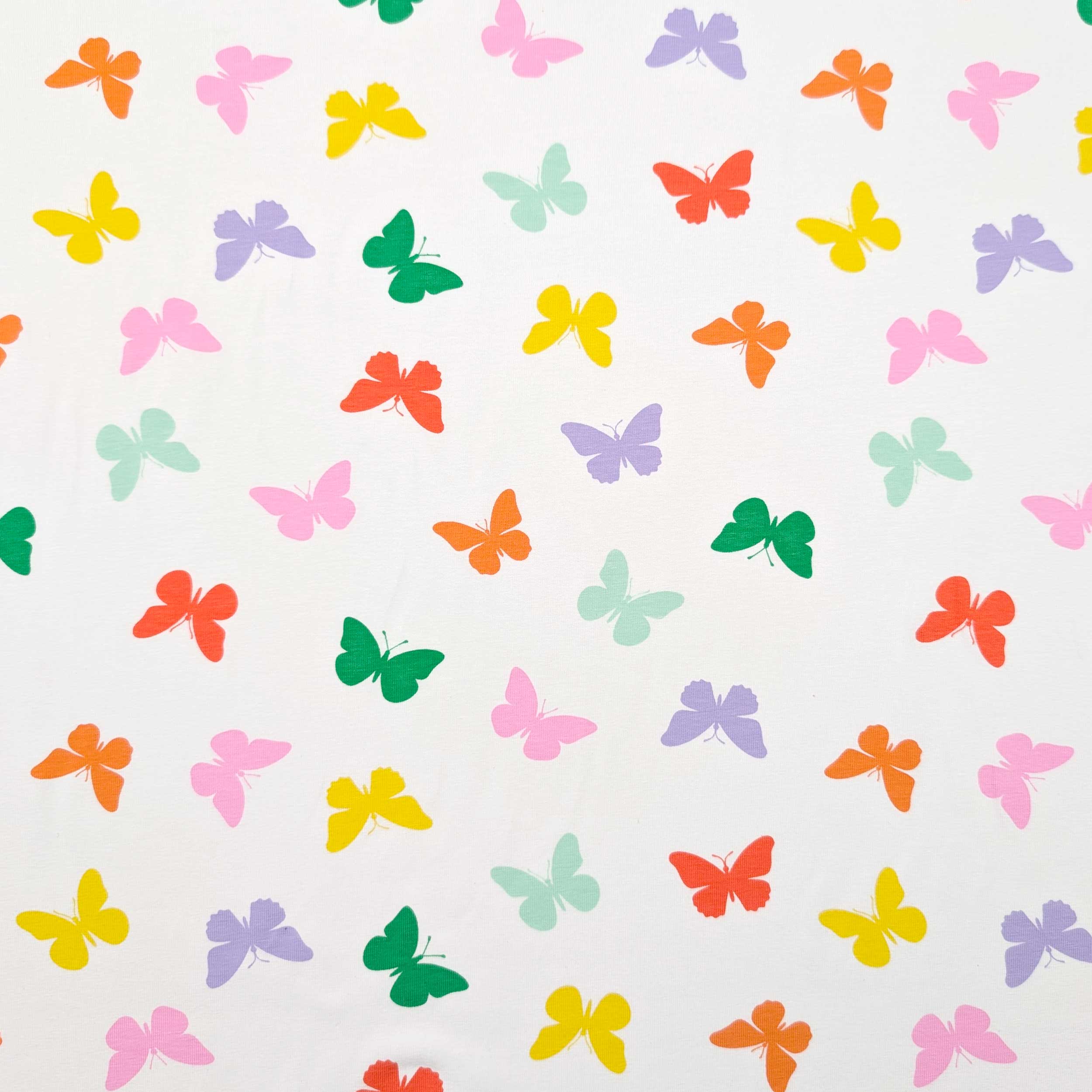 Colourful Butterfly Cotton Jersey Image