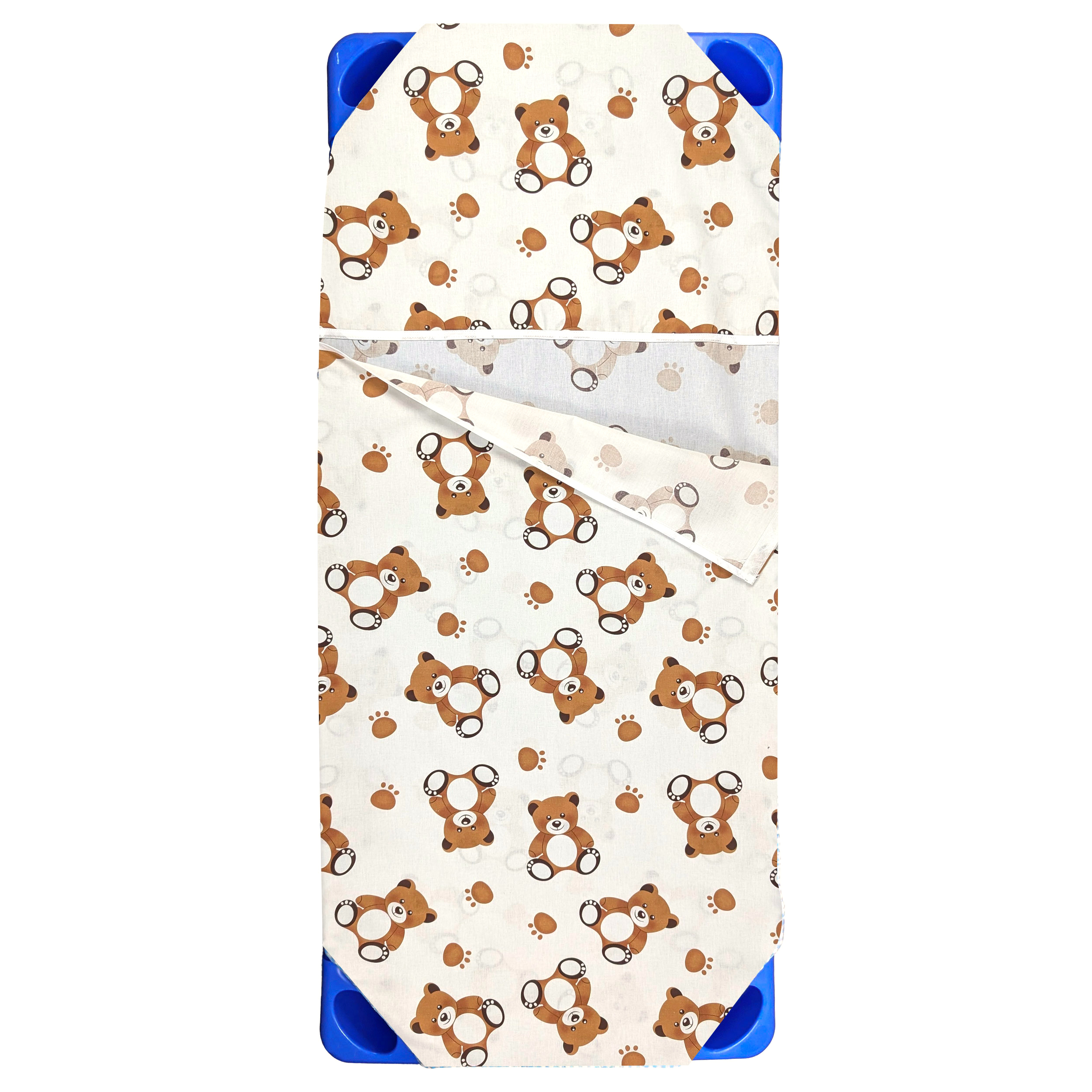 Contoured Summer Sleeping Bag for Orsetti Camp Beds – White Background Image