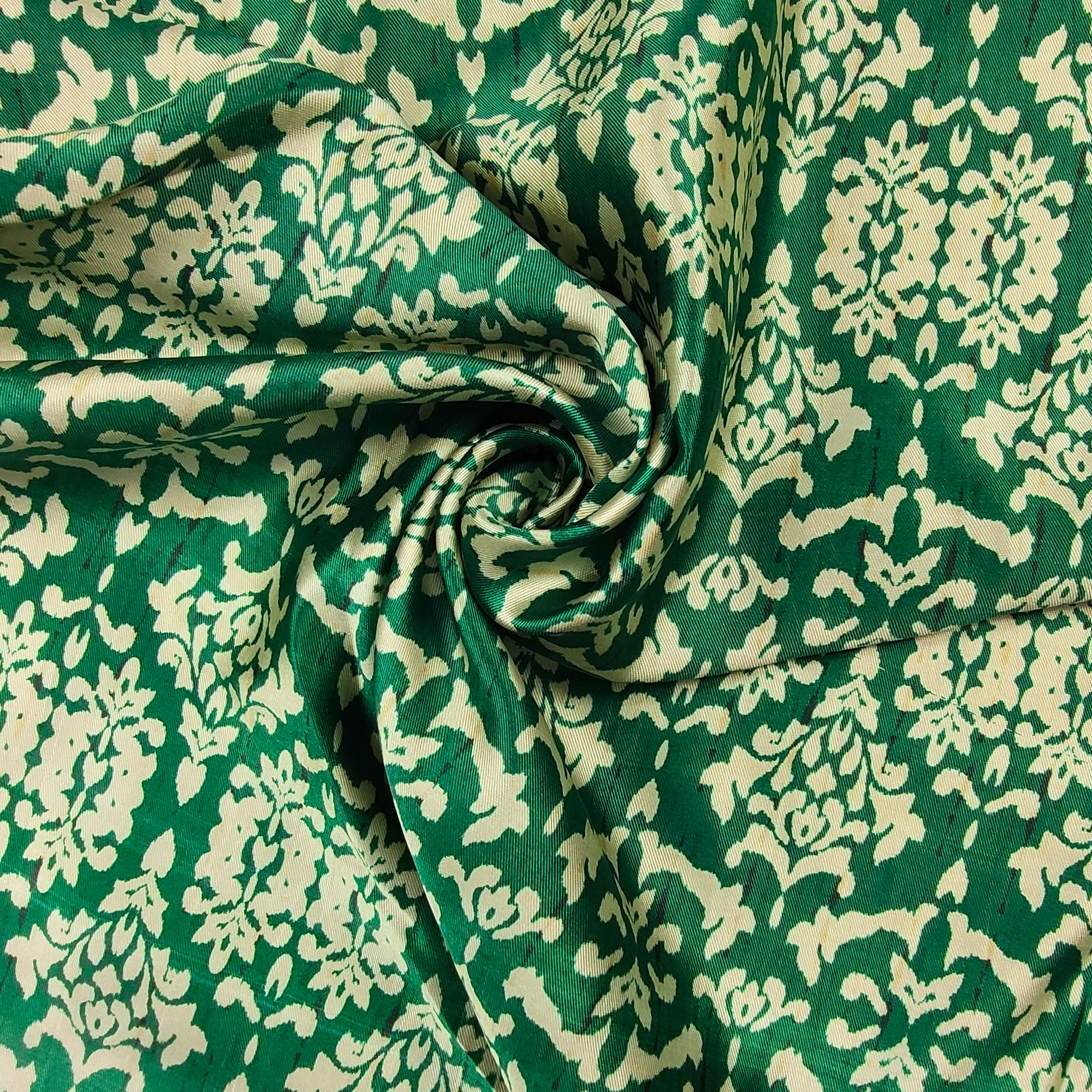 Tissu Arabesque en viscose mélangée, vert Image