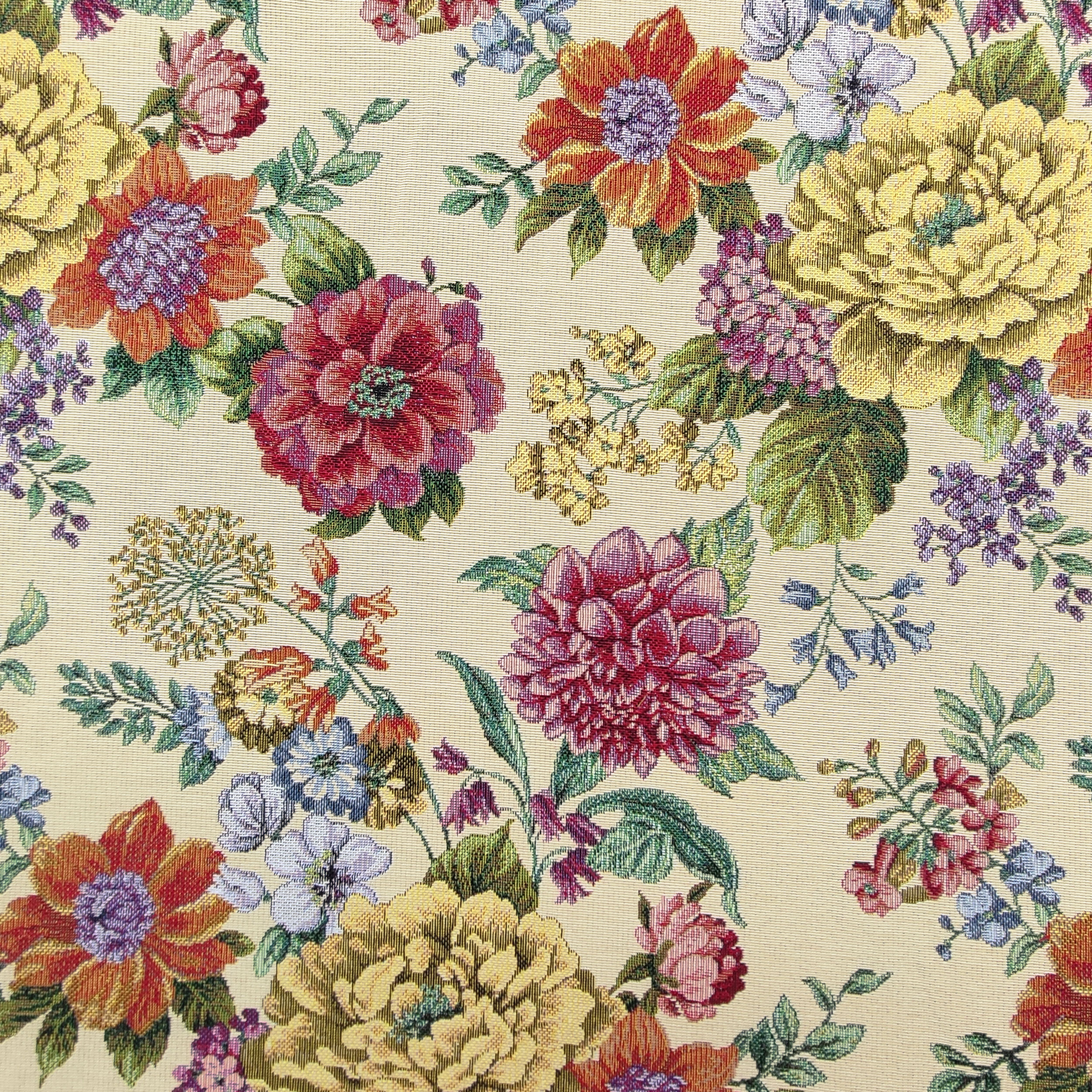 Fond beige matelassé Gobelin Jacquard