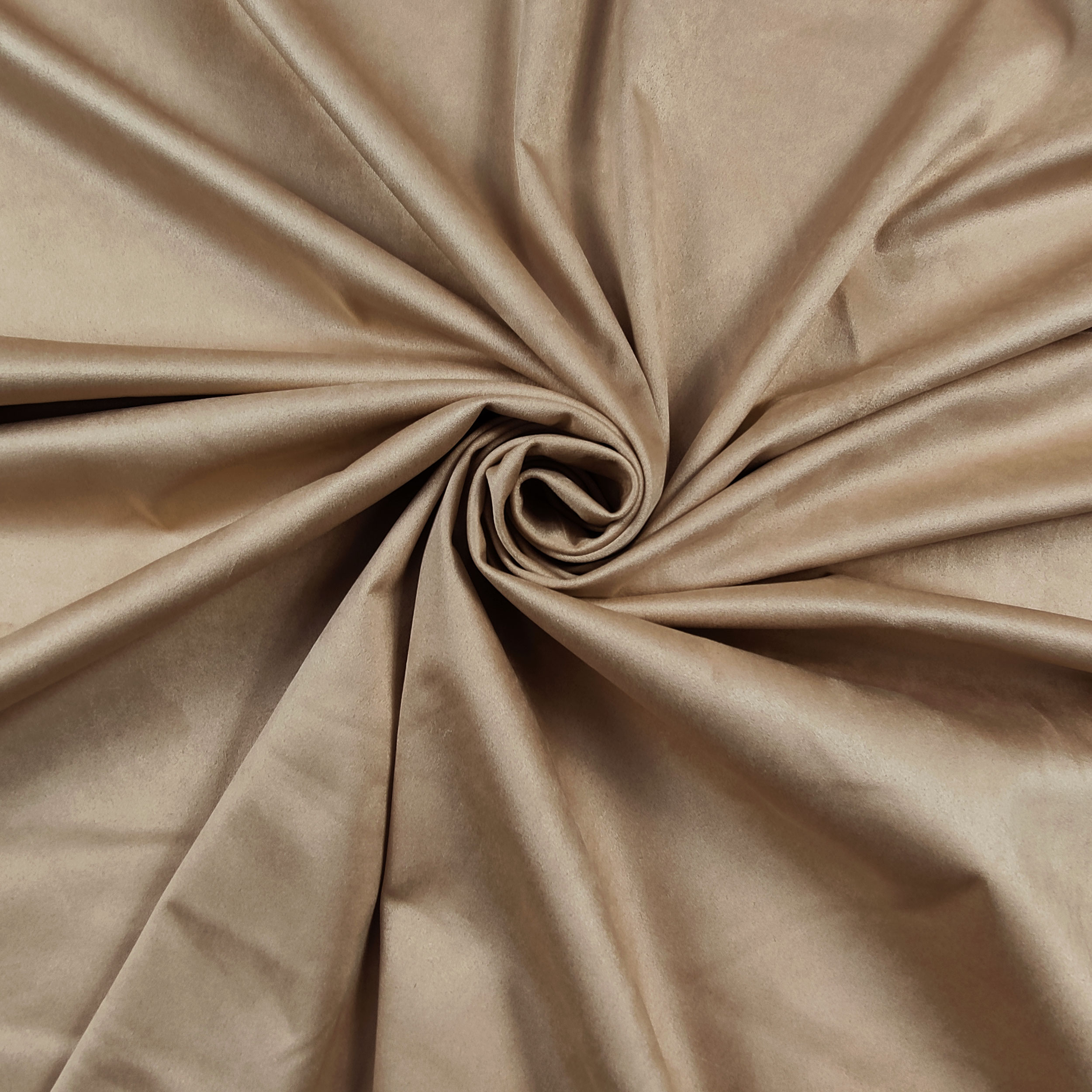 Sand Dainetto Suede Elasticised Fabric Image