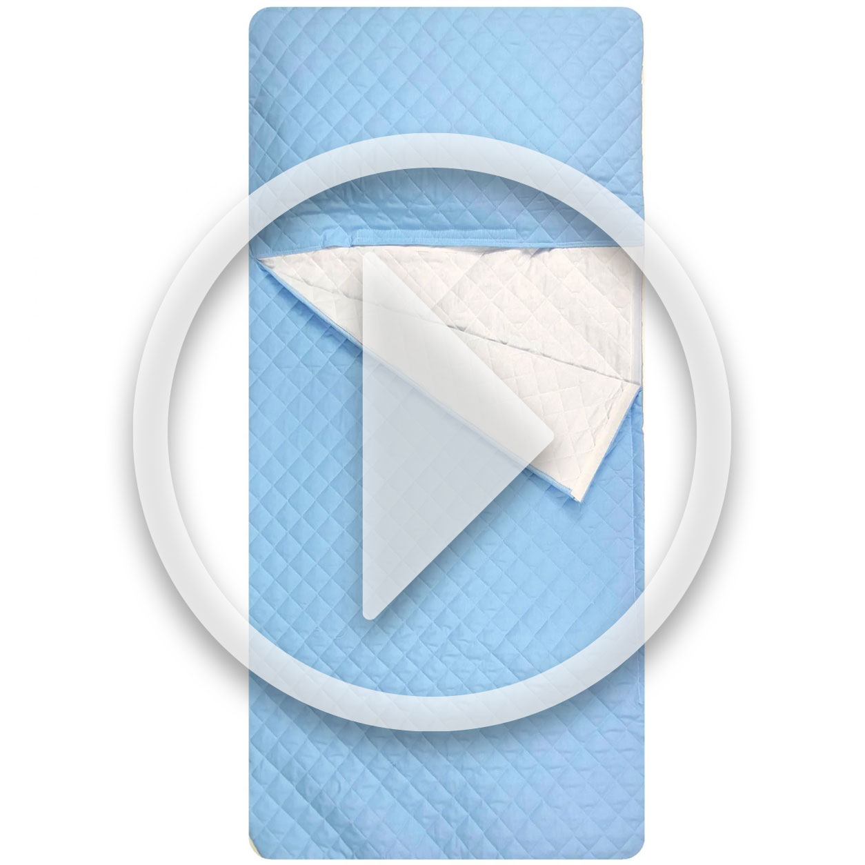 Light Blue Baby Sleeping Bag Image
