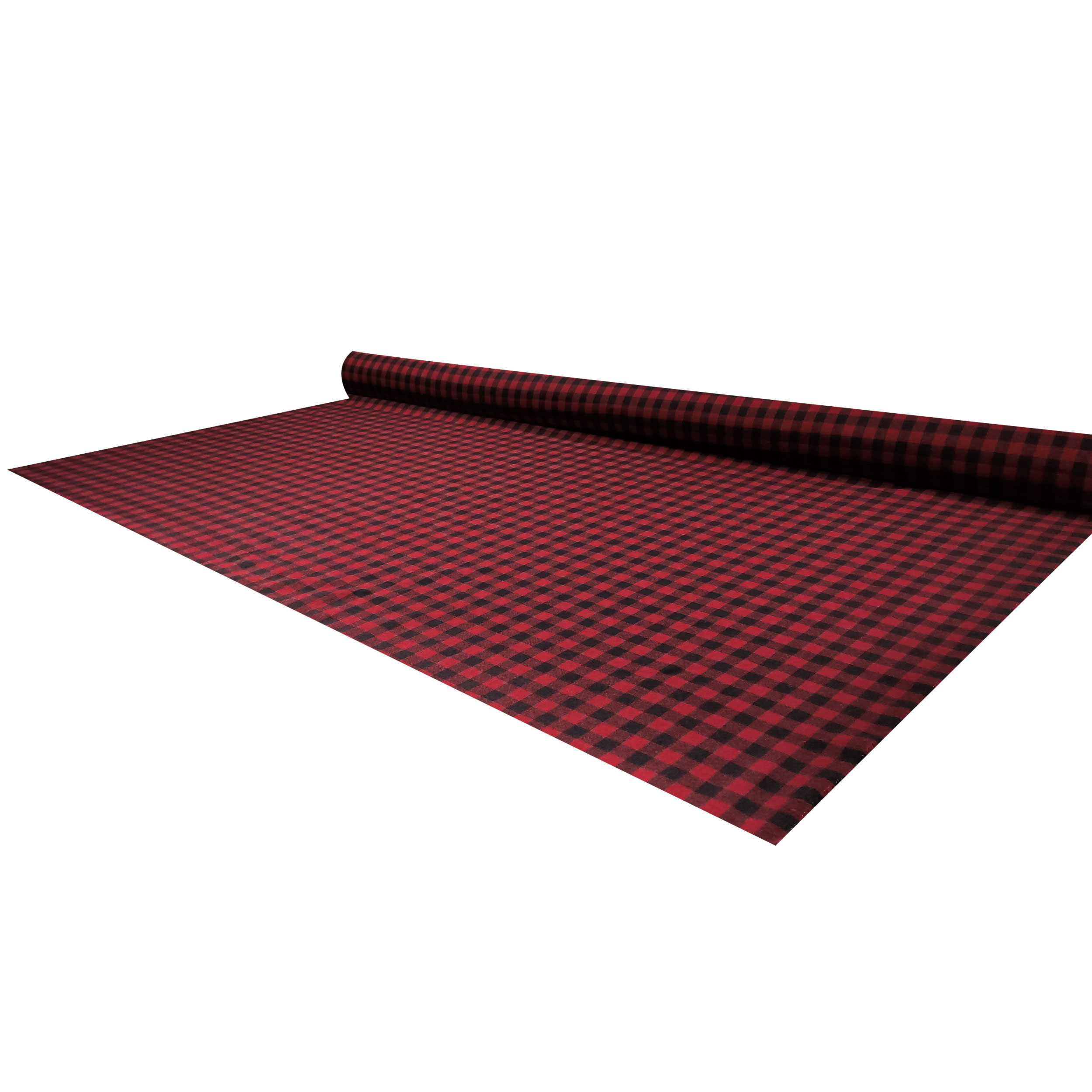 Flanelle à carreaux rouges et noirs Image