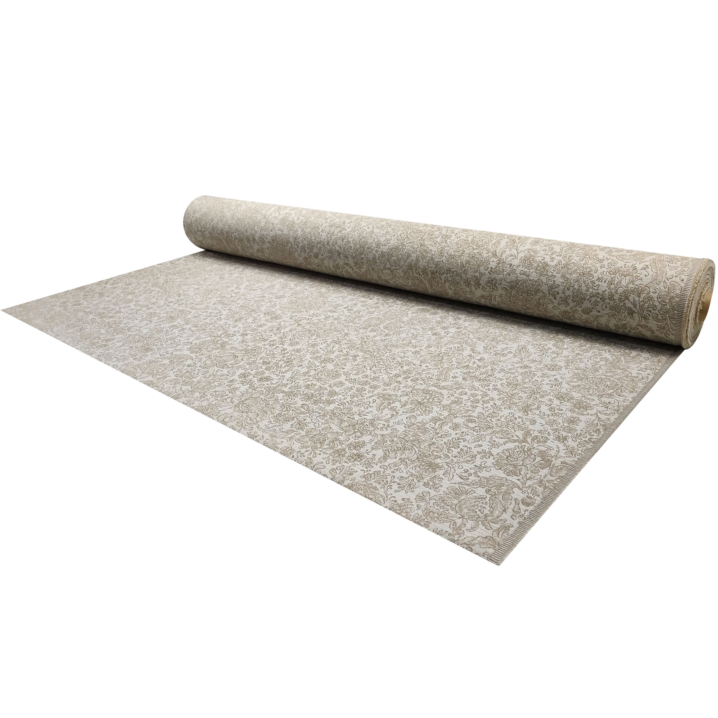 Jacquard Blumen Beige Einrichtungsstoff