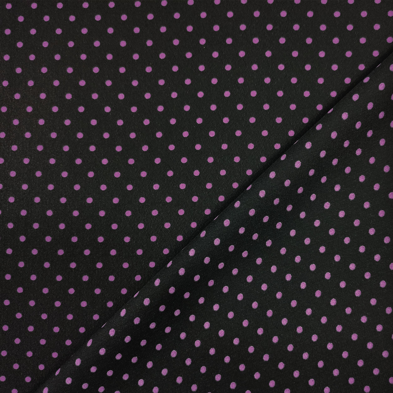 Orchid Polka Dot Crepe