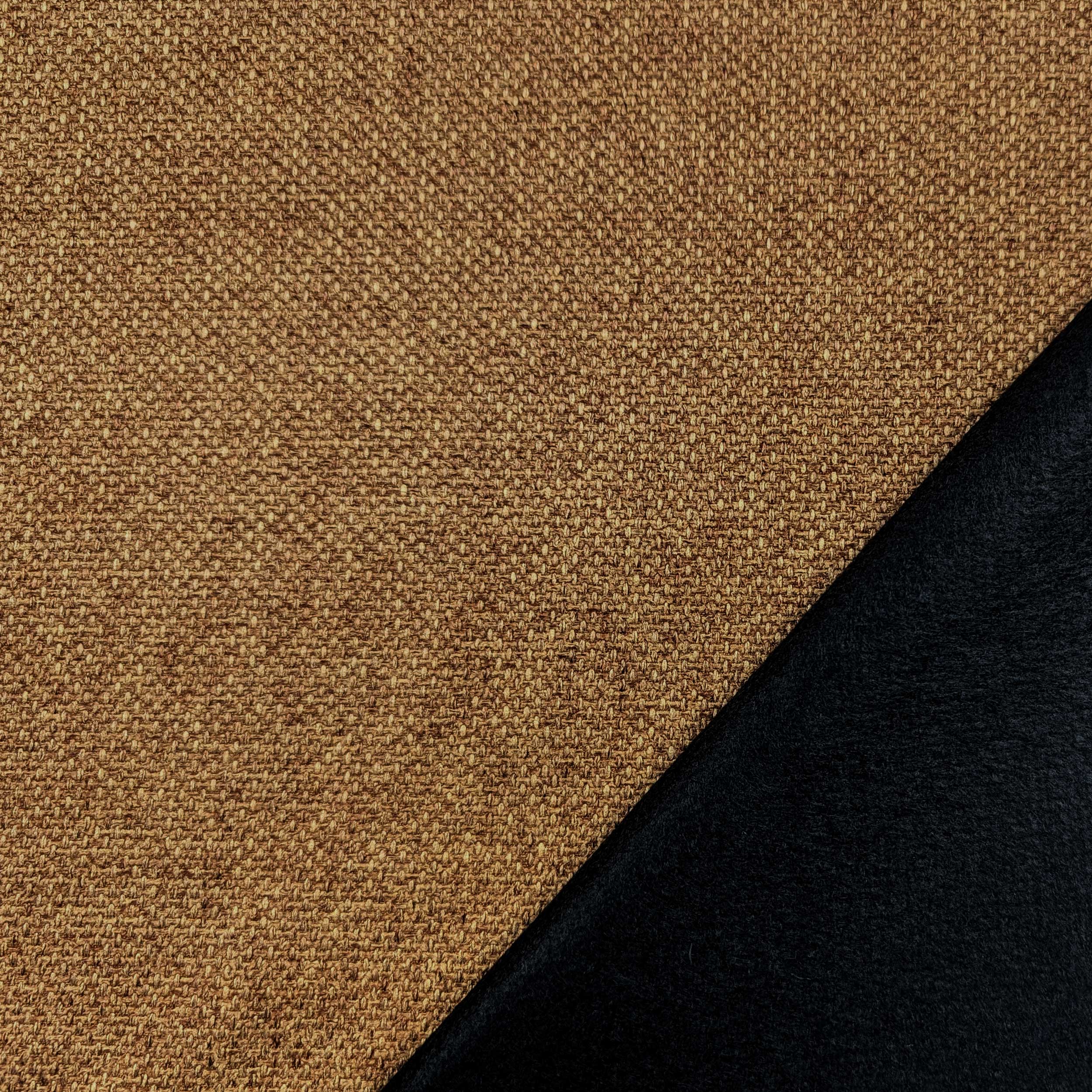 Gold Melange Weave Fabric Image