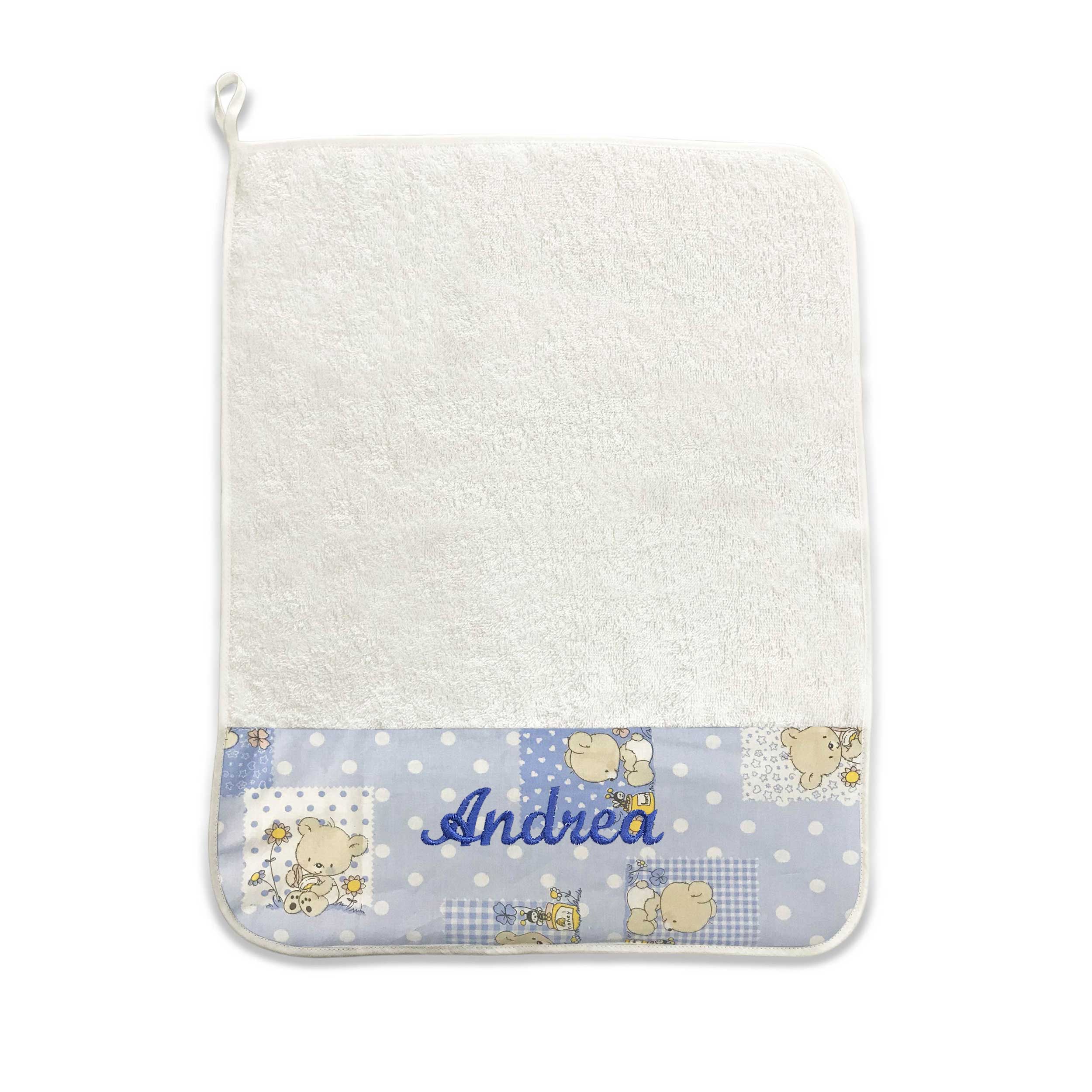 Blue Bears and Bees Towel Image