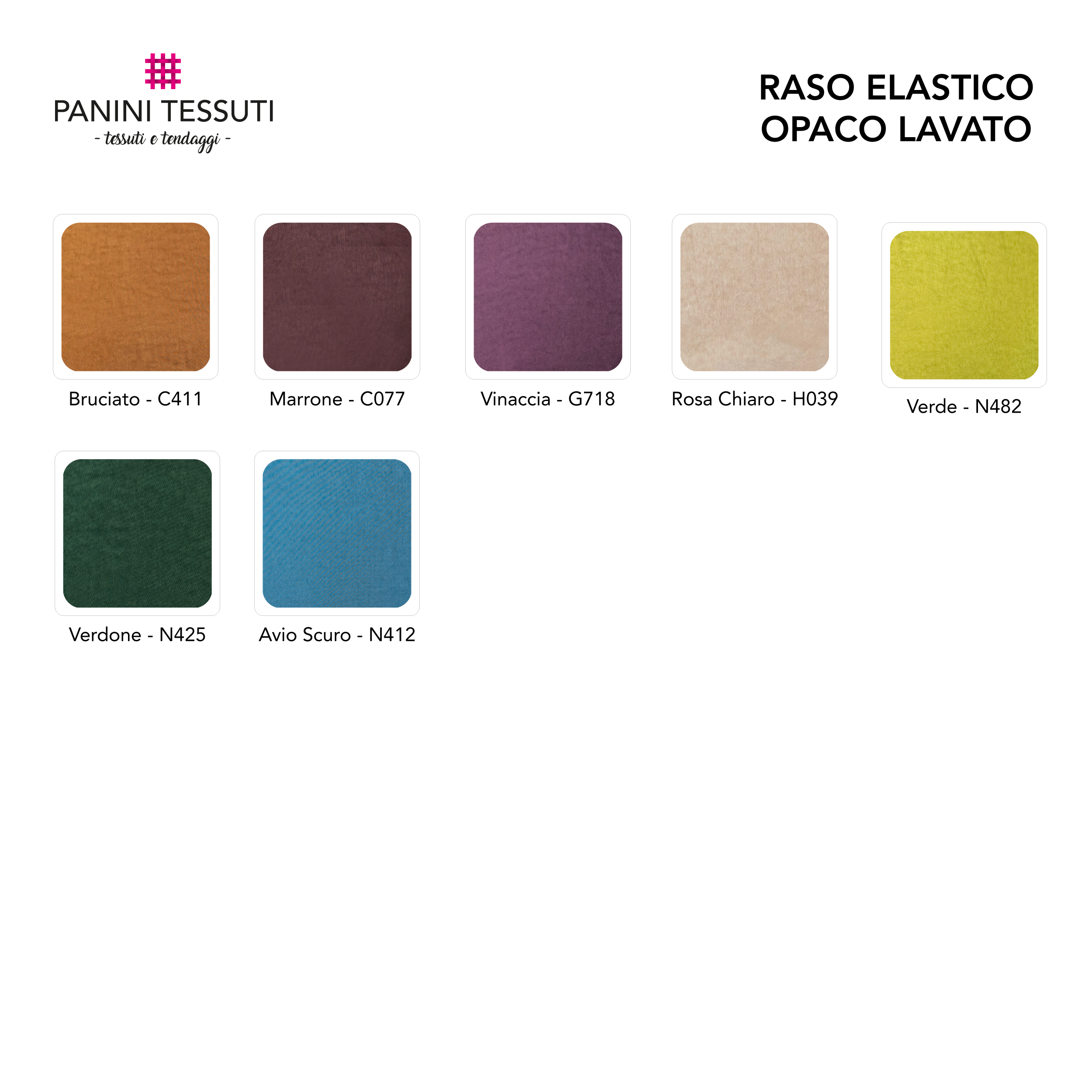 Satin Elastique Opaque Lavé Image