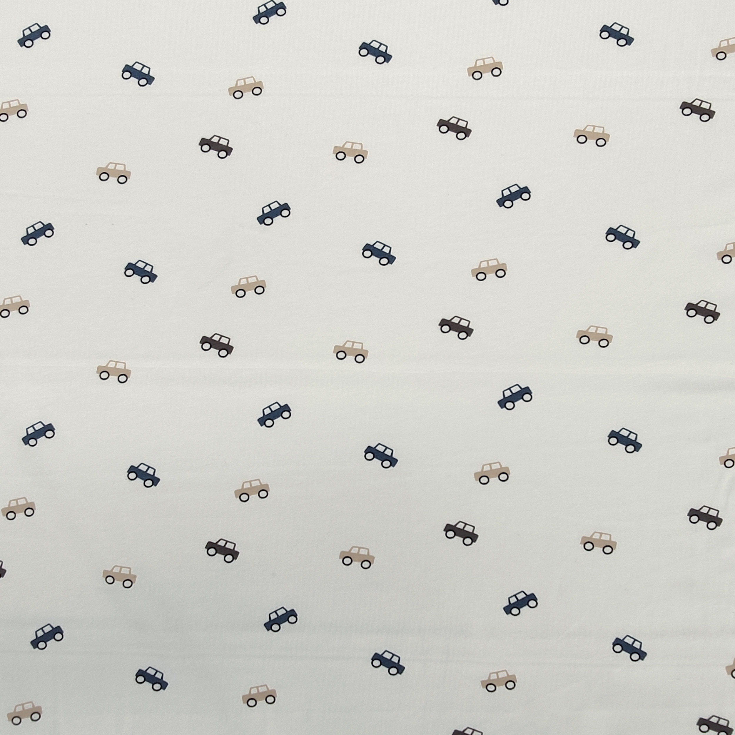 Vintage Cars Cotton Jersey  Image