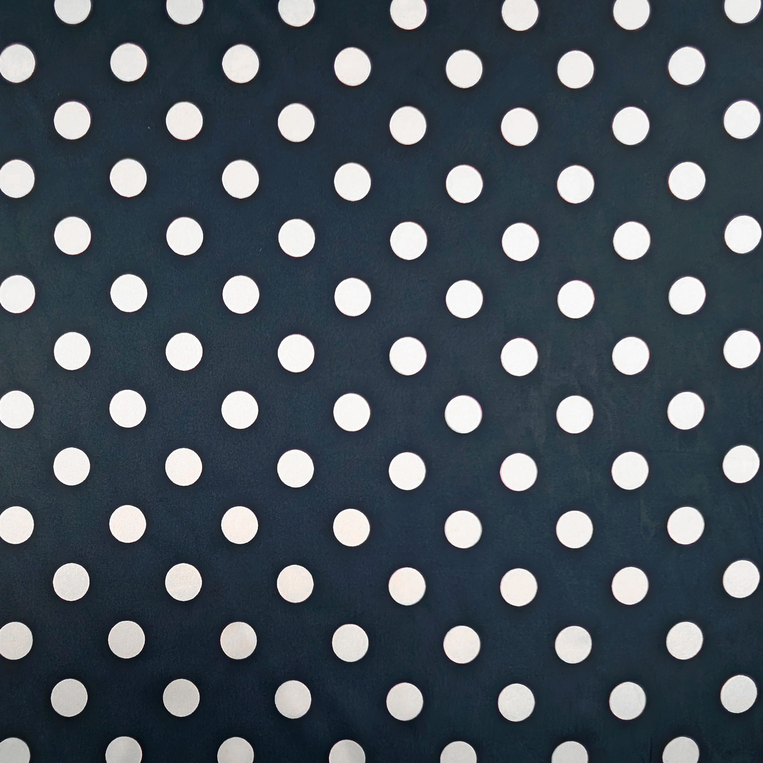 Blue Shave White Polka Dots Image