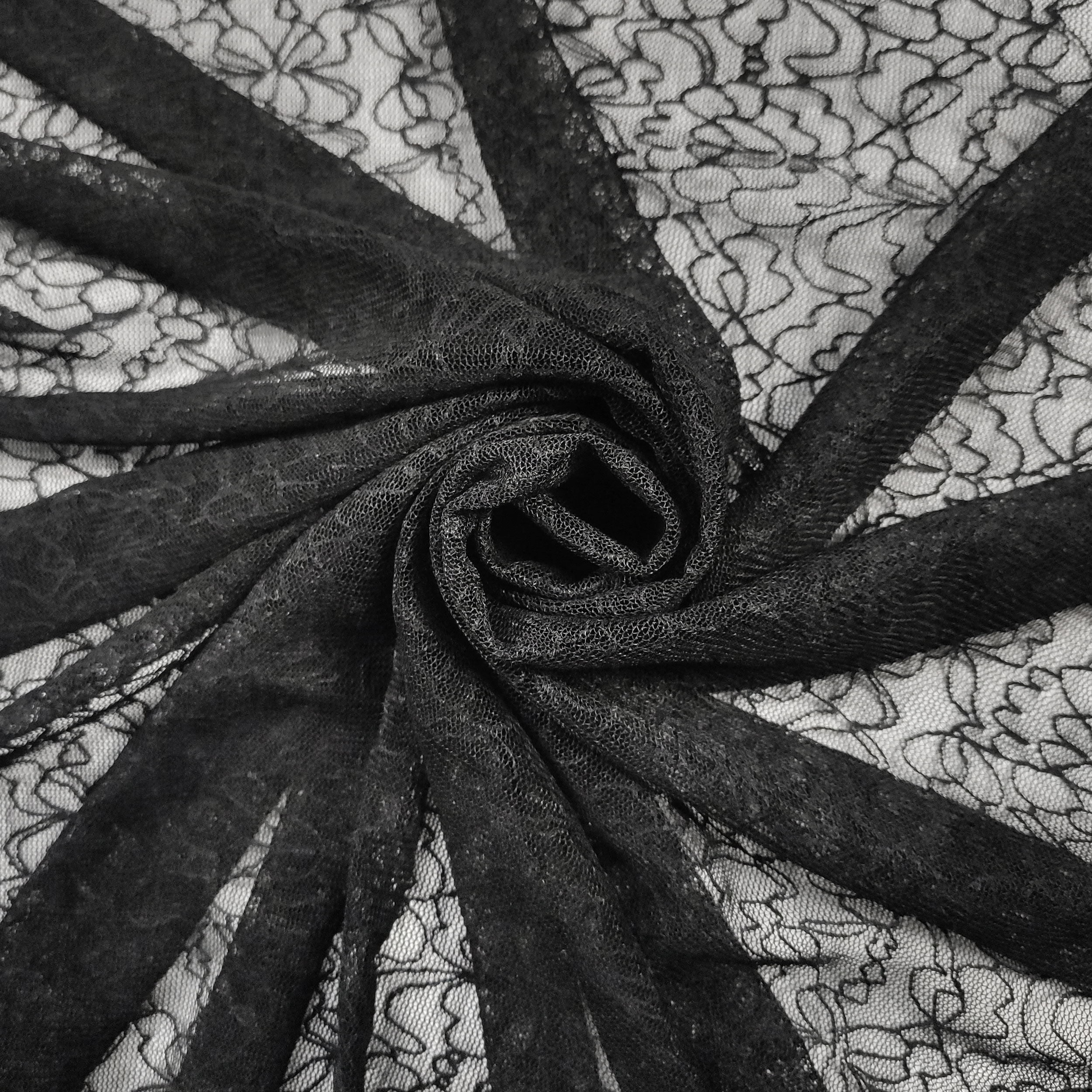 Elastic Lace with Flowers Image
