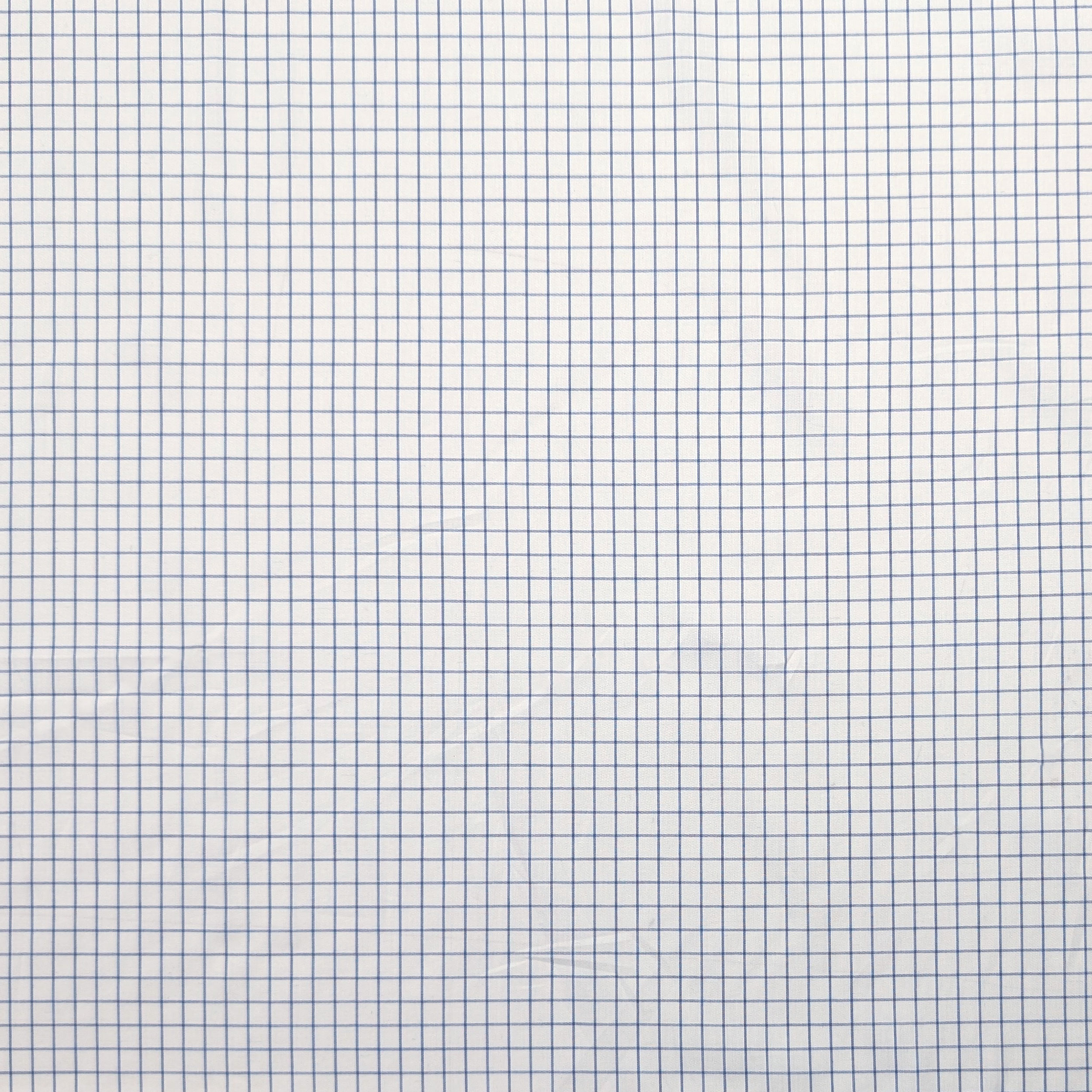 Cotton for Shirts Large Squares Light Blue Image