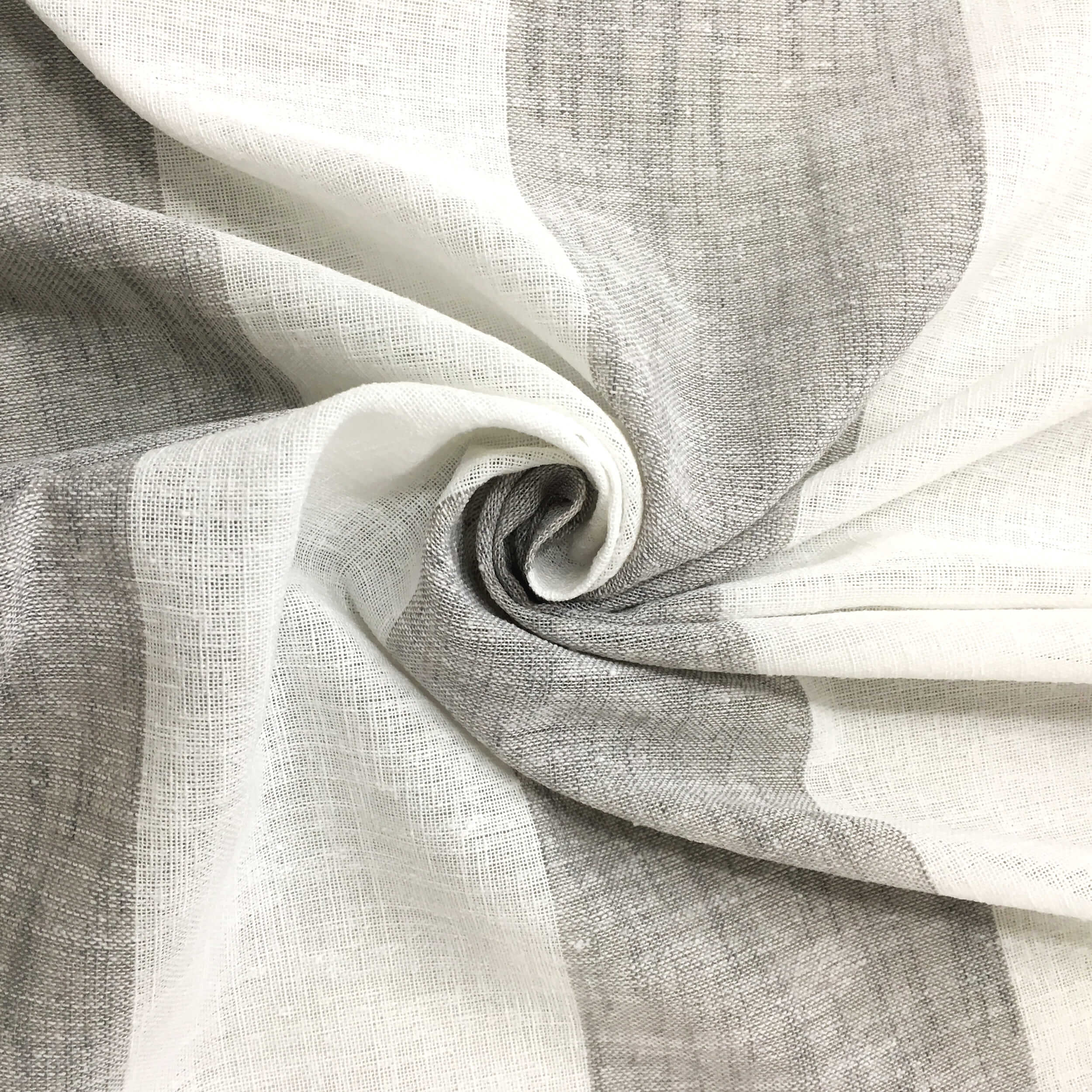 Scampolo Curtain Vertical Stripes Grey 150x320 cm Image