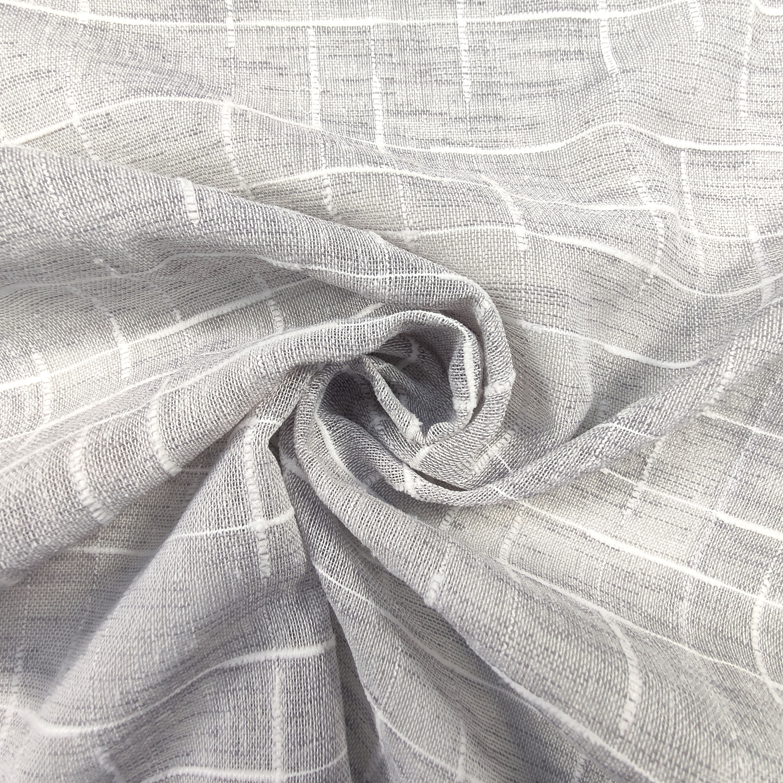Fabric Curtain Milù Pearl Grey