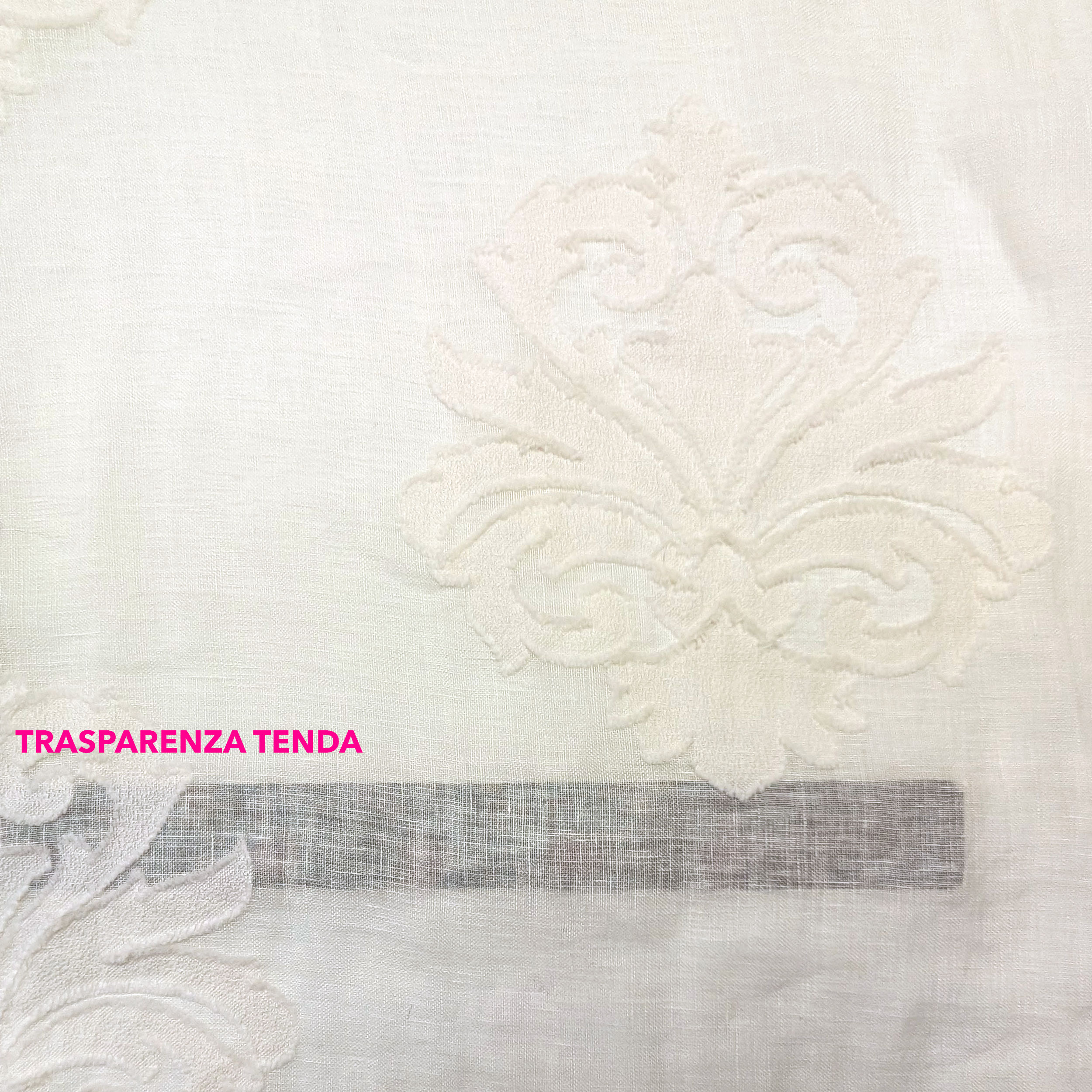 Scampolo Linen Curtain Cotton Lily 380x300 cm Image
