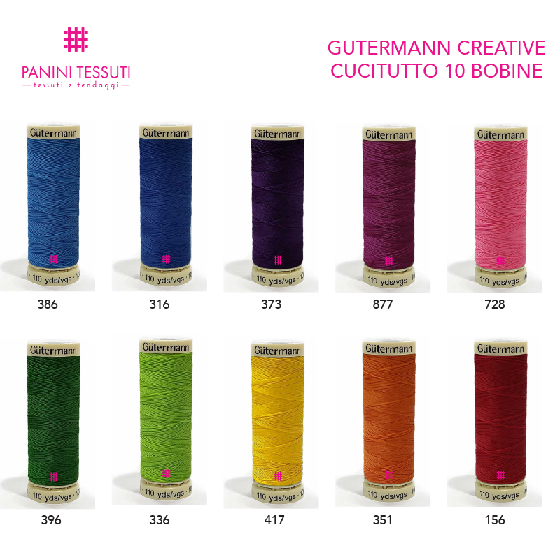 Gutermann Creative Rainbow 10 bobines Image