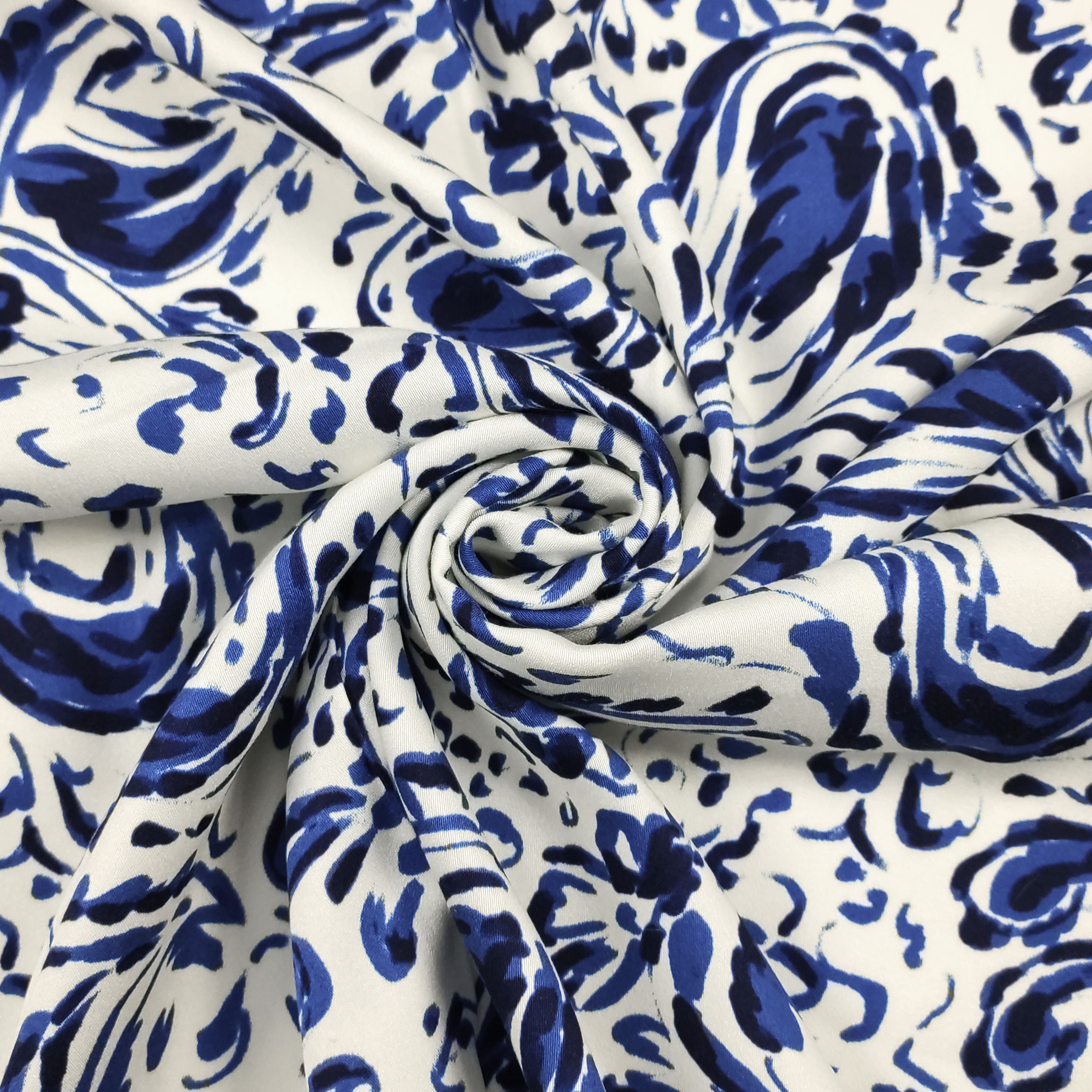 Viscosa Cachemira Fantasía Azul
