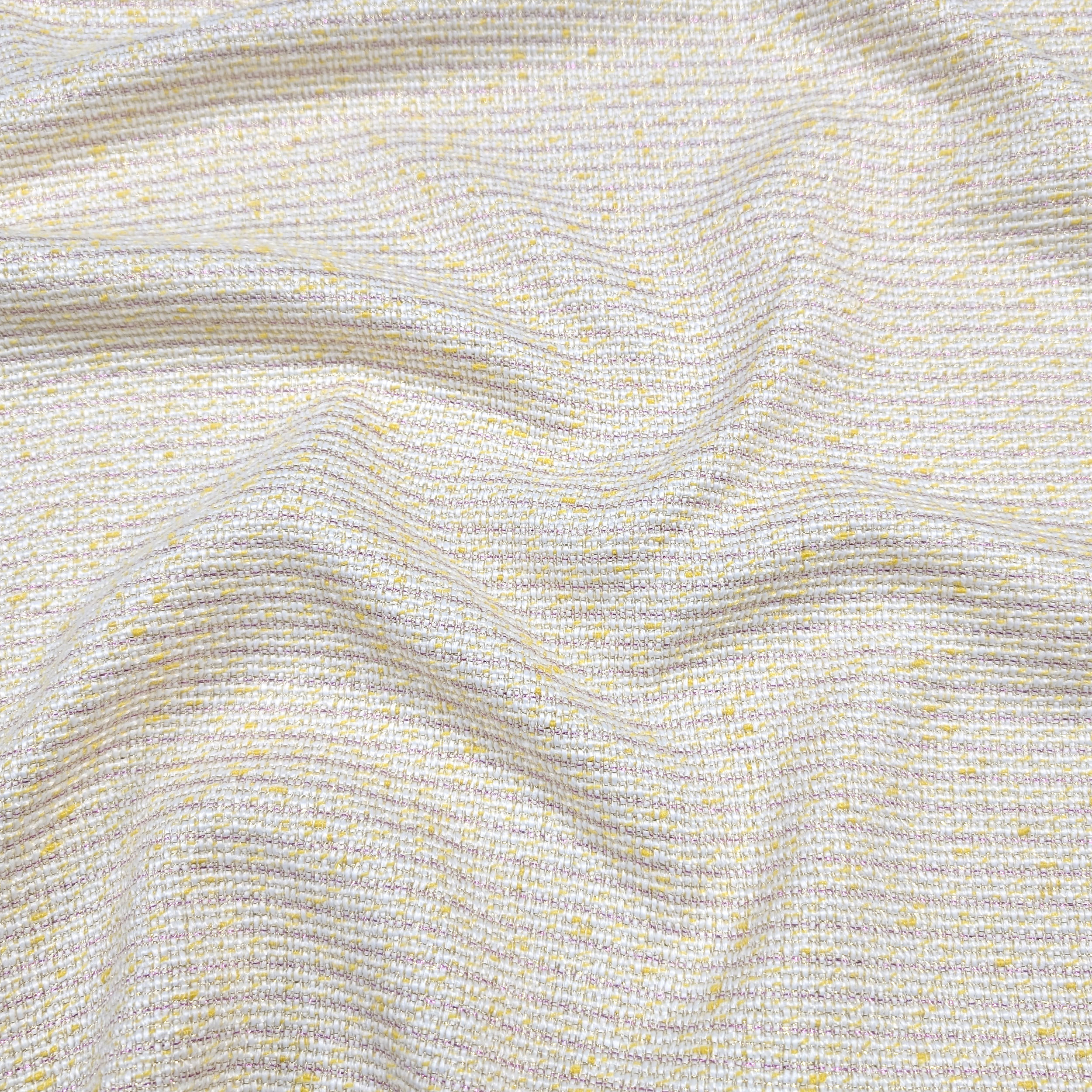 Yellow and White Lurex Tweed Image