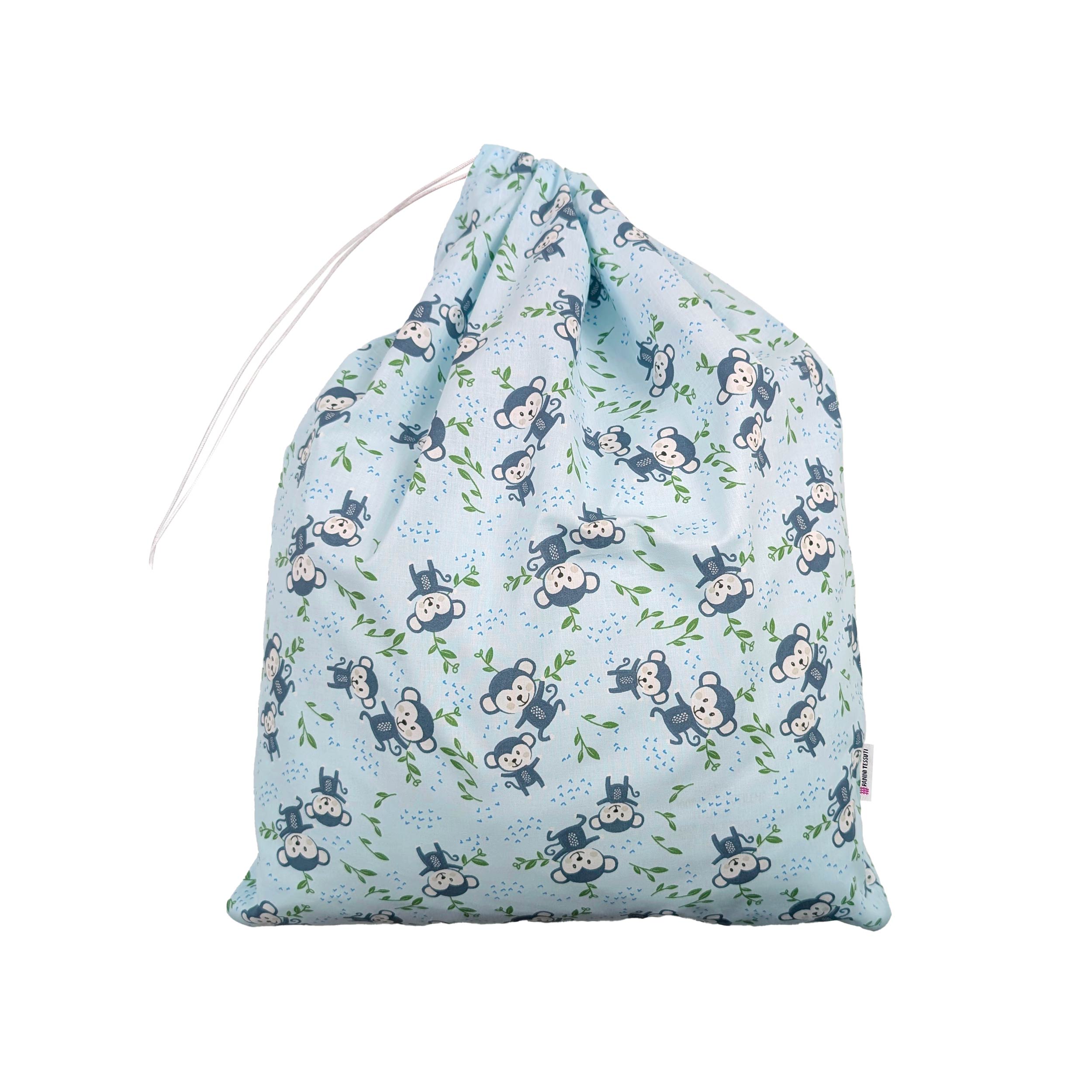 Blue Monkey Nursery Bag Image