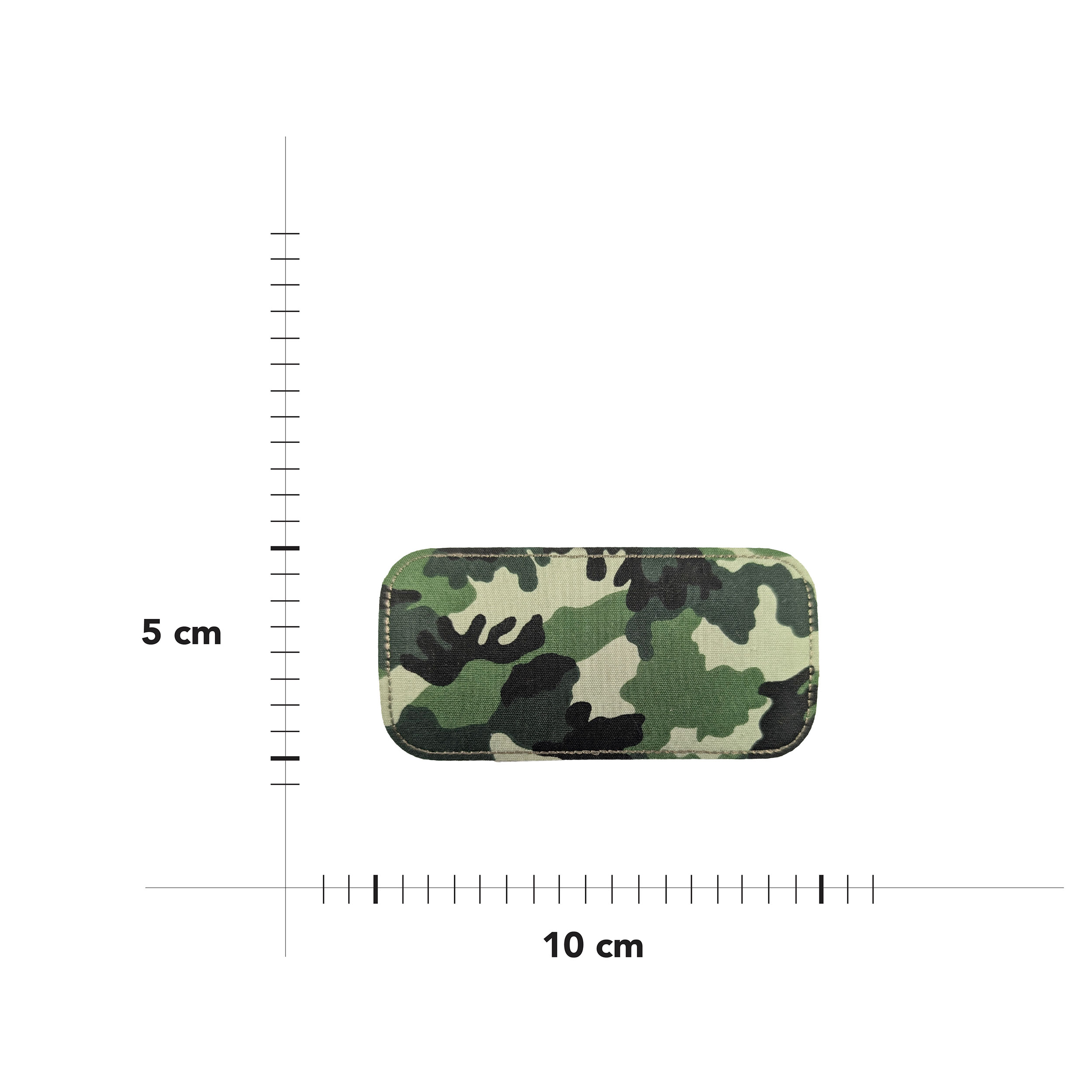 Rectangular Camouflage Heat-Adhesive Patch Image