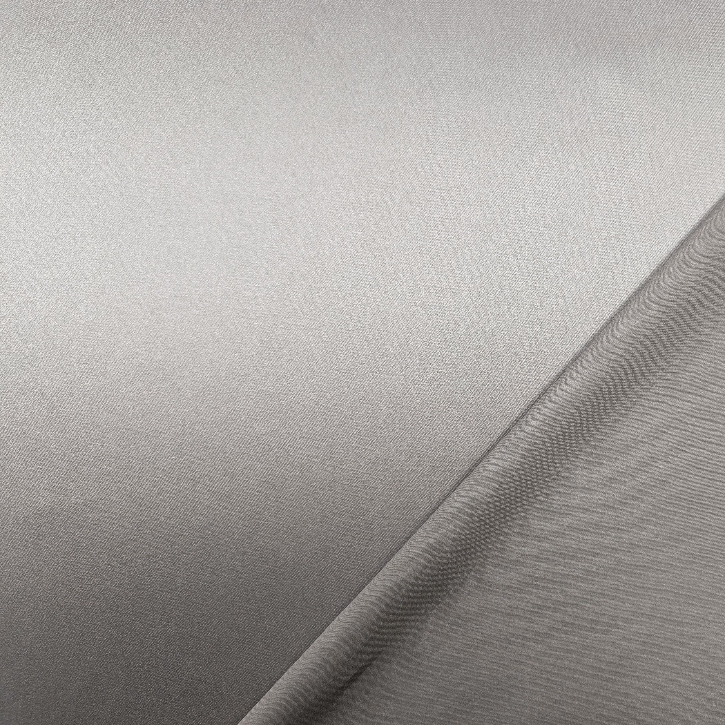 Silk Satin Stretch Fabric Ash Image