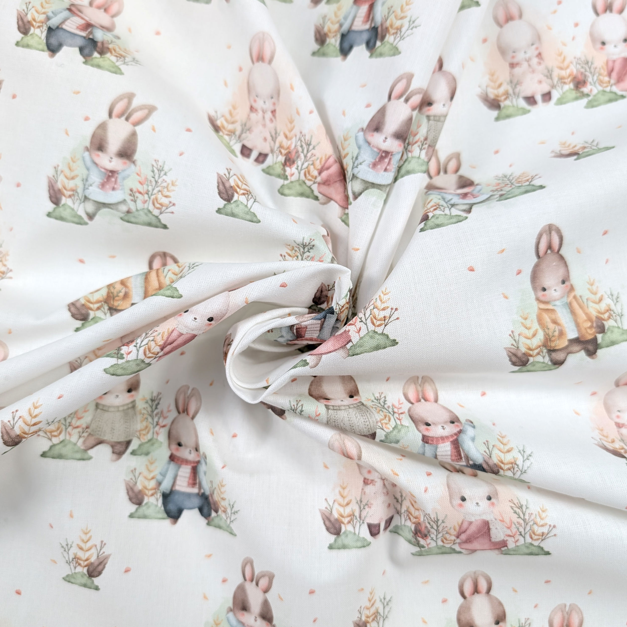 Cotton Fantasy Bunnies in the Woods Image