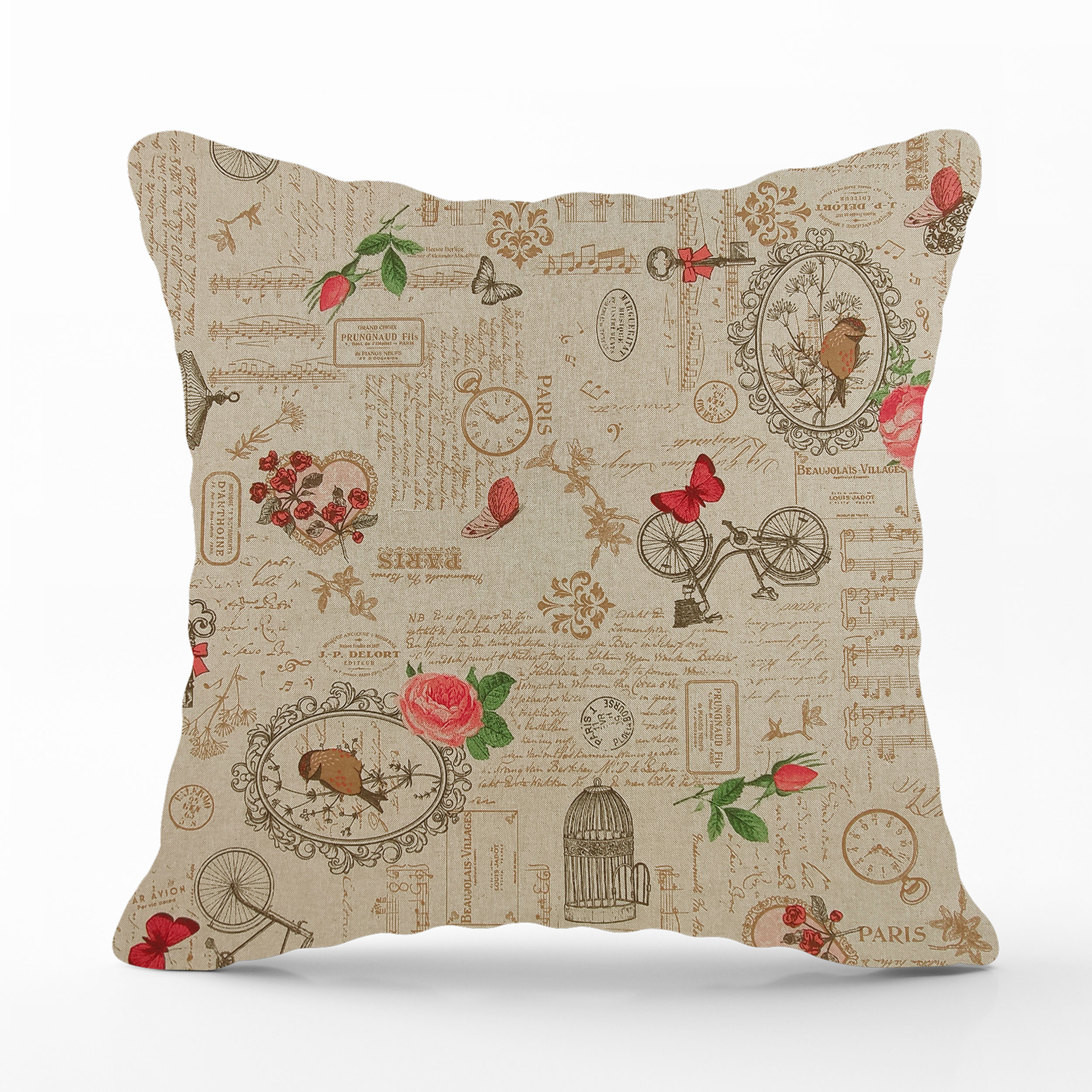 Taie d'oreiller Bohemian Paris Fantasy Cushion
