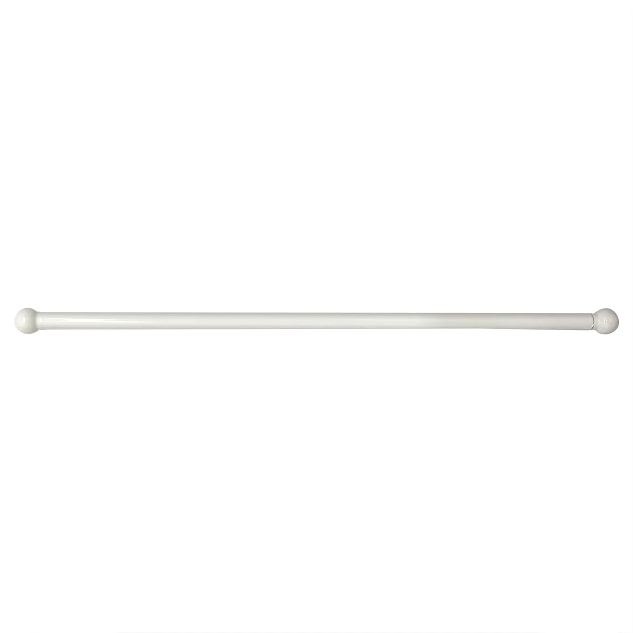 Single Glass Stretch Wand White Diameter 8 mm - 30-50 cm Image