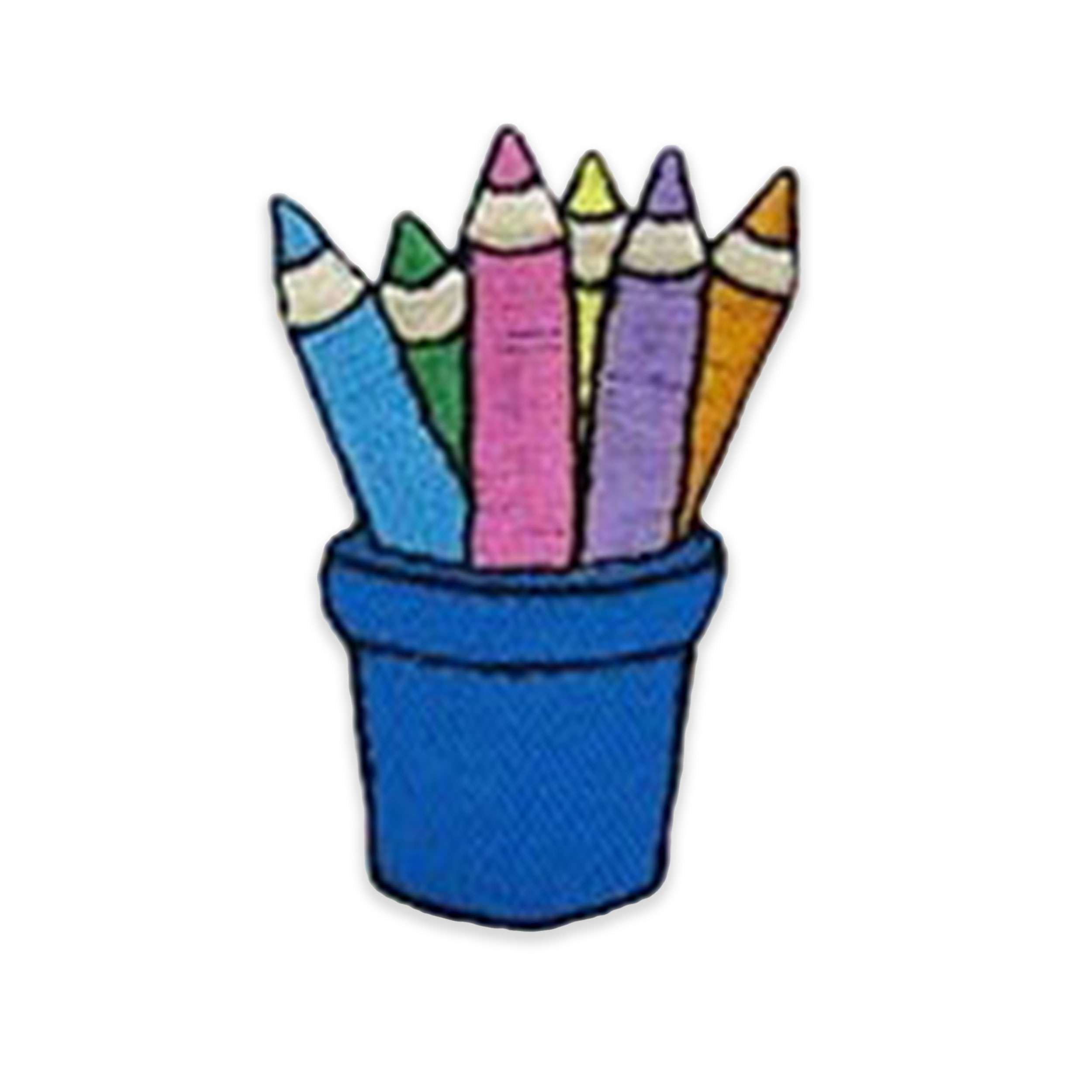  Application thermoadhésive Crayons de couleur