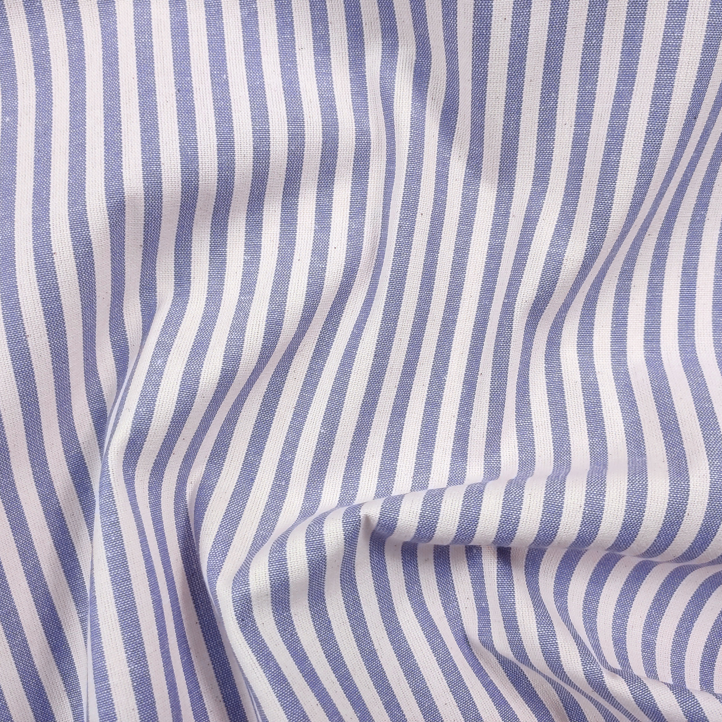 Pure Cotton Striped Tablecloth Fabric Image