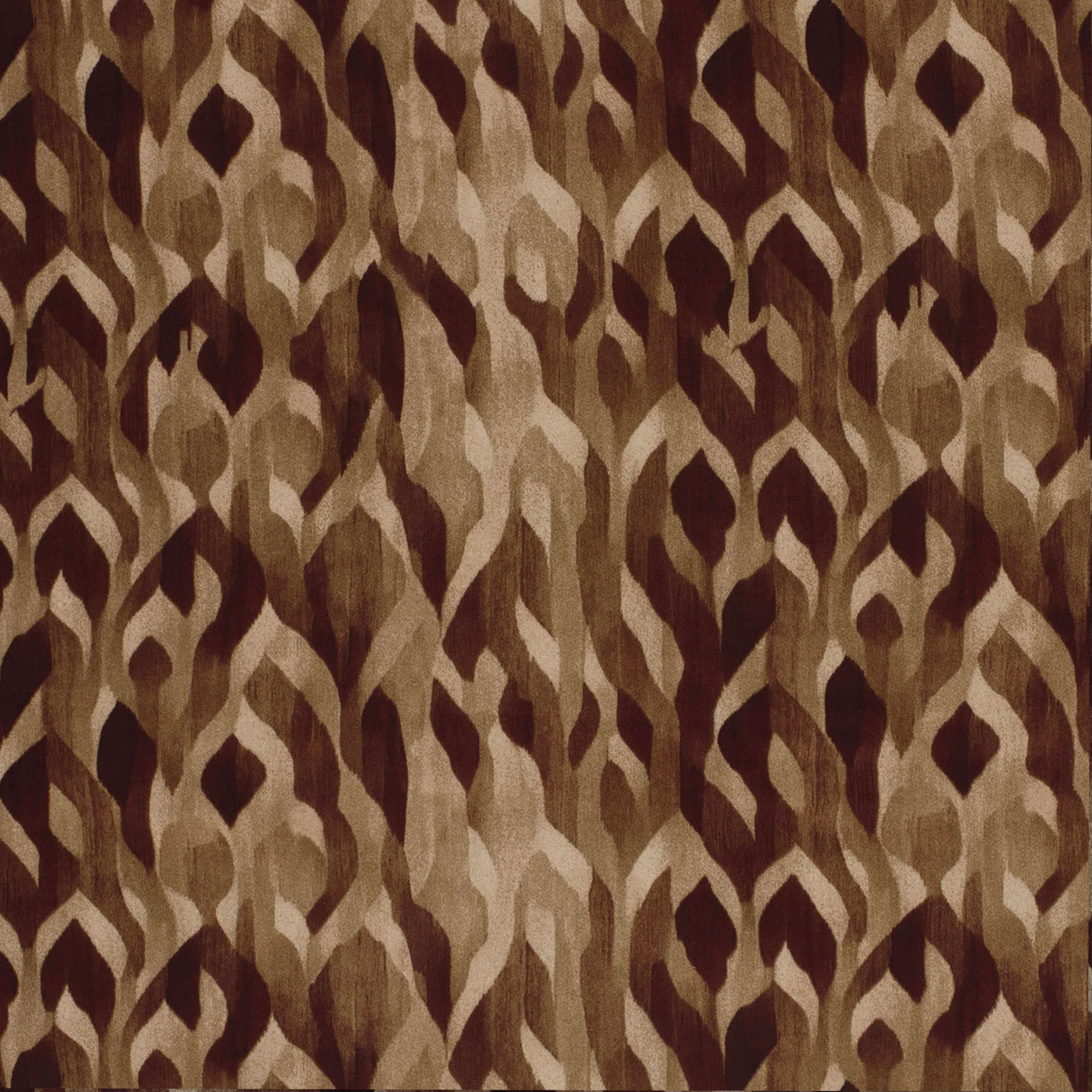 Satin Duchesse Abstract Fantasy Beige Image