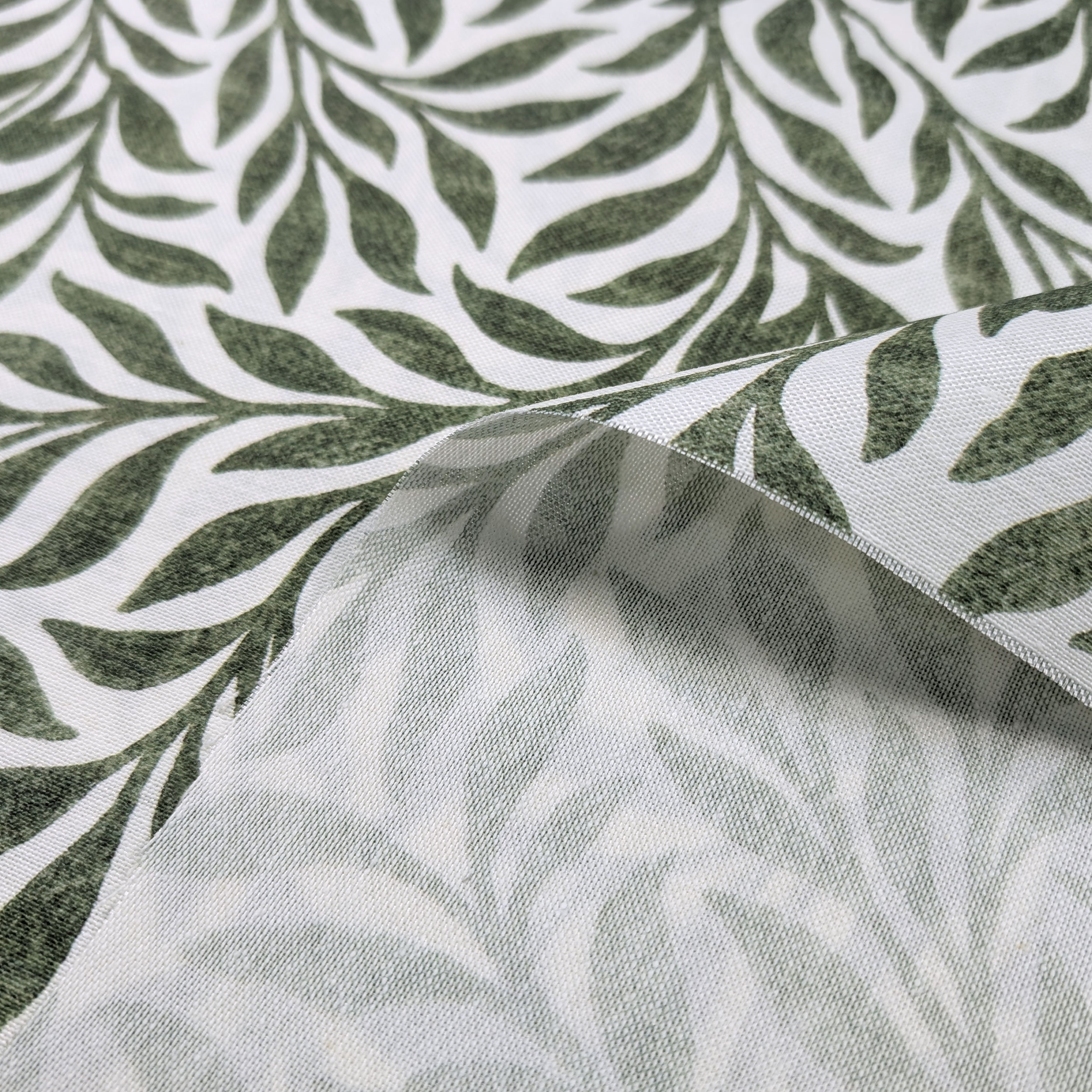 Mixed Cotton Furnishing Green Branches Image