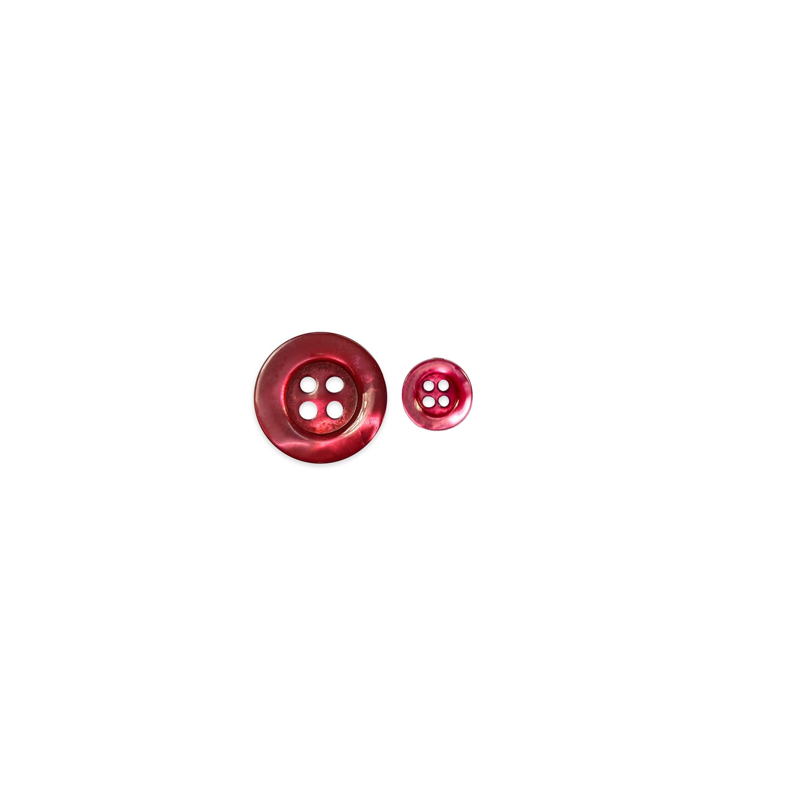 Mother-of-pearl button 4 holes Fuxia Image