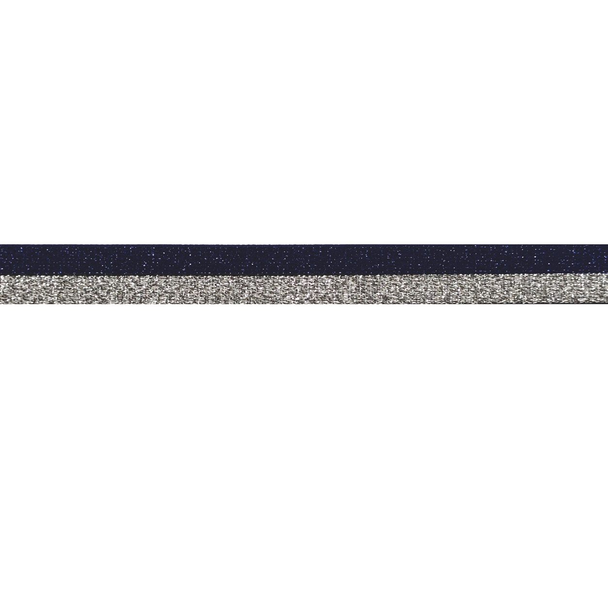 Elastico Decorativo Argento e Blu Image