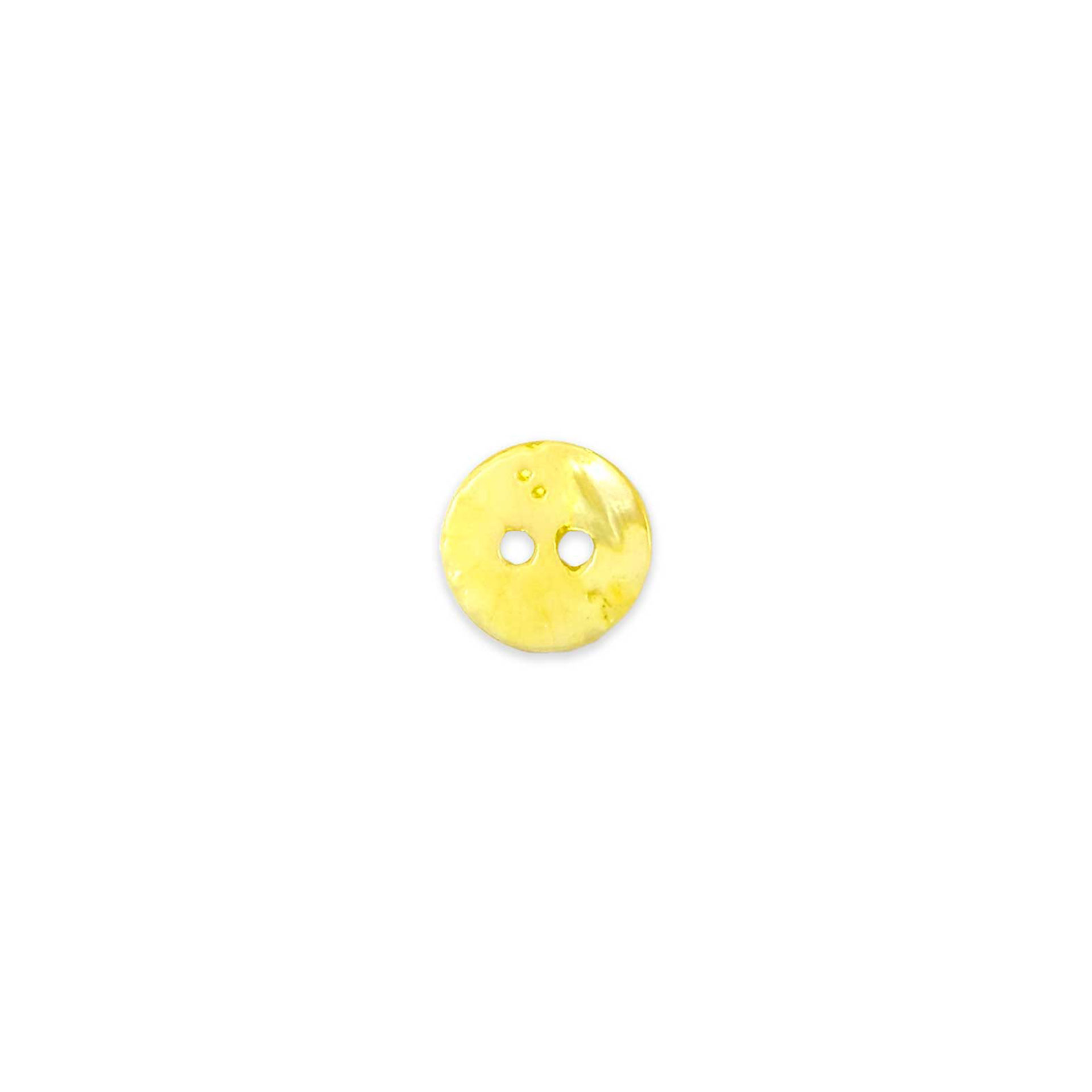Mother-of-pearl button 2 holes Yellow Image