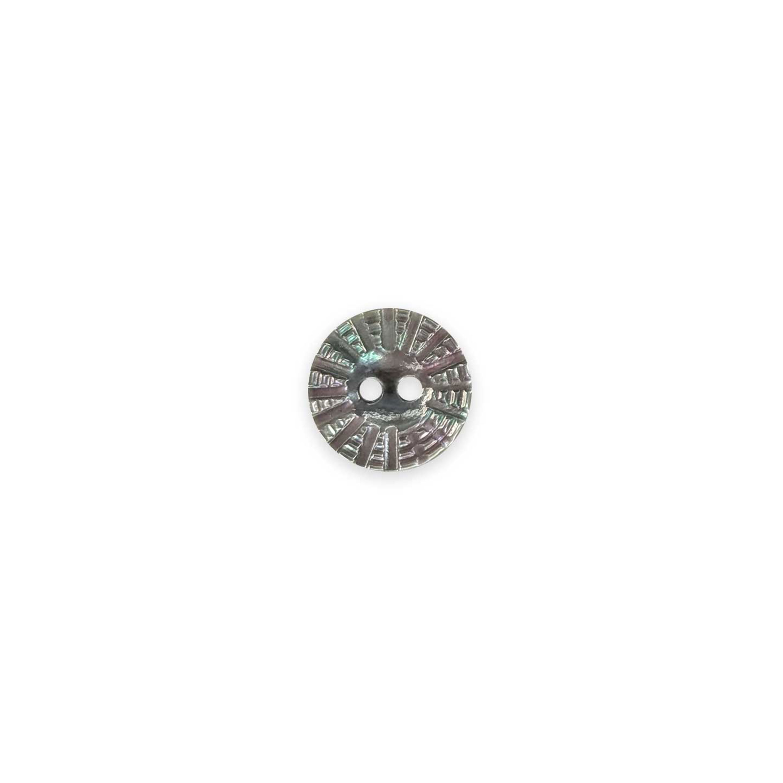 Mother-of-Pearl Button 2 Holes Metallised Lin 20 Image