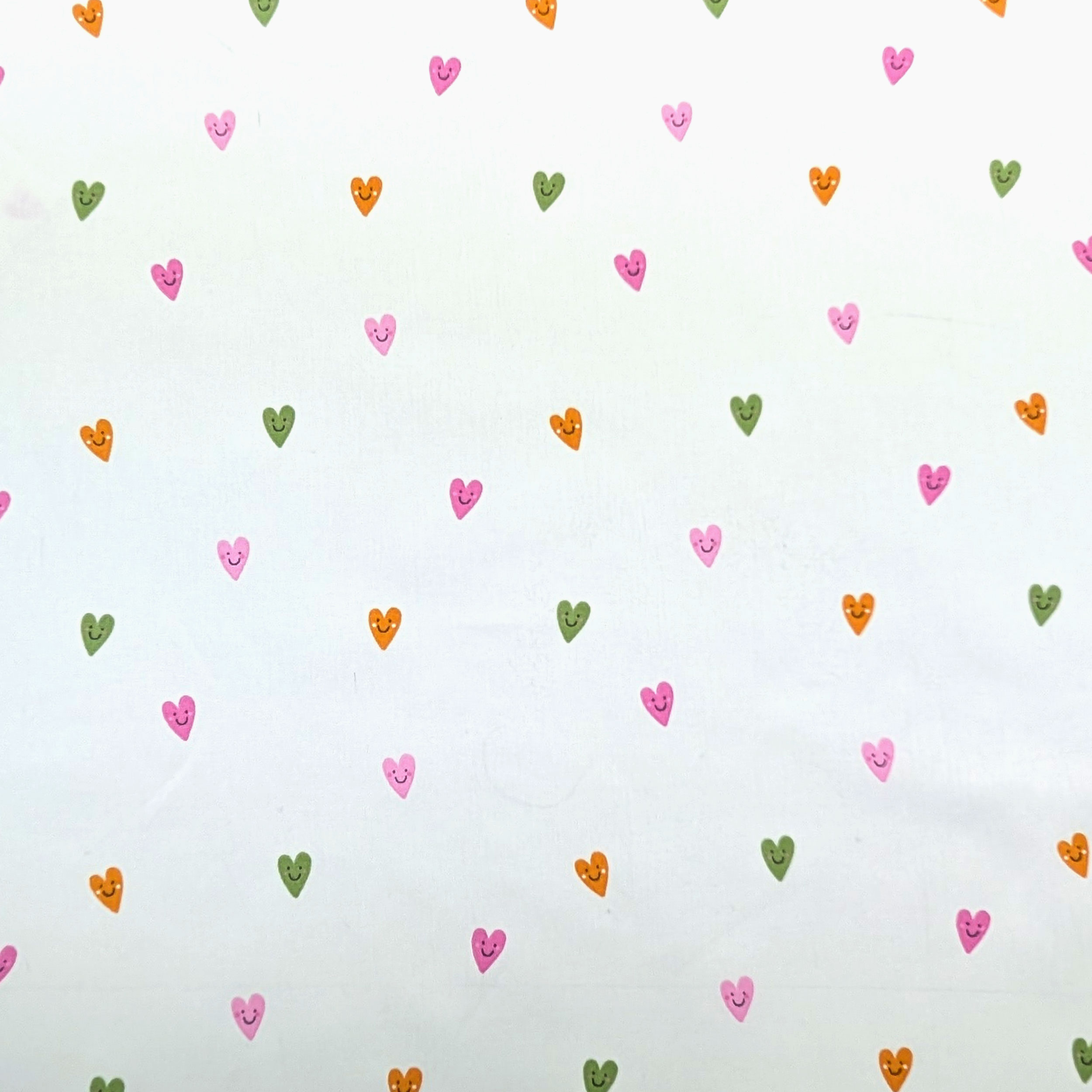 Cotton Poplin Happy Hearts