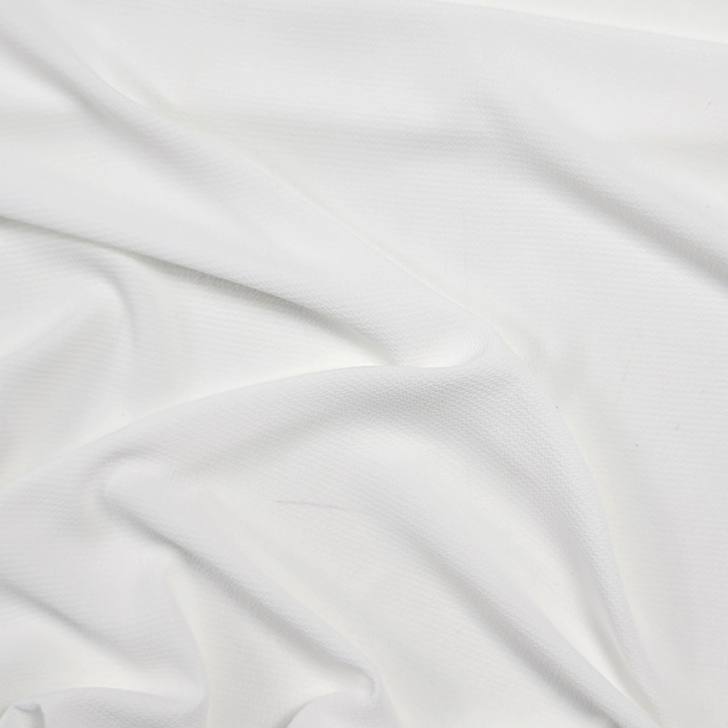 White Crêpe Fabric Image