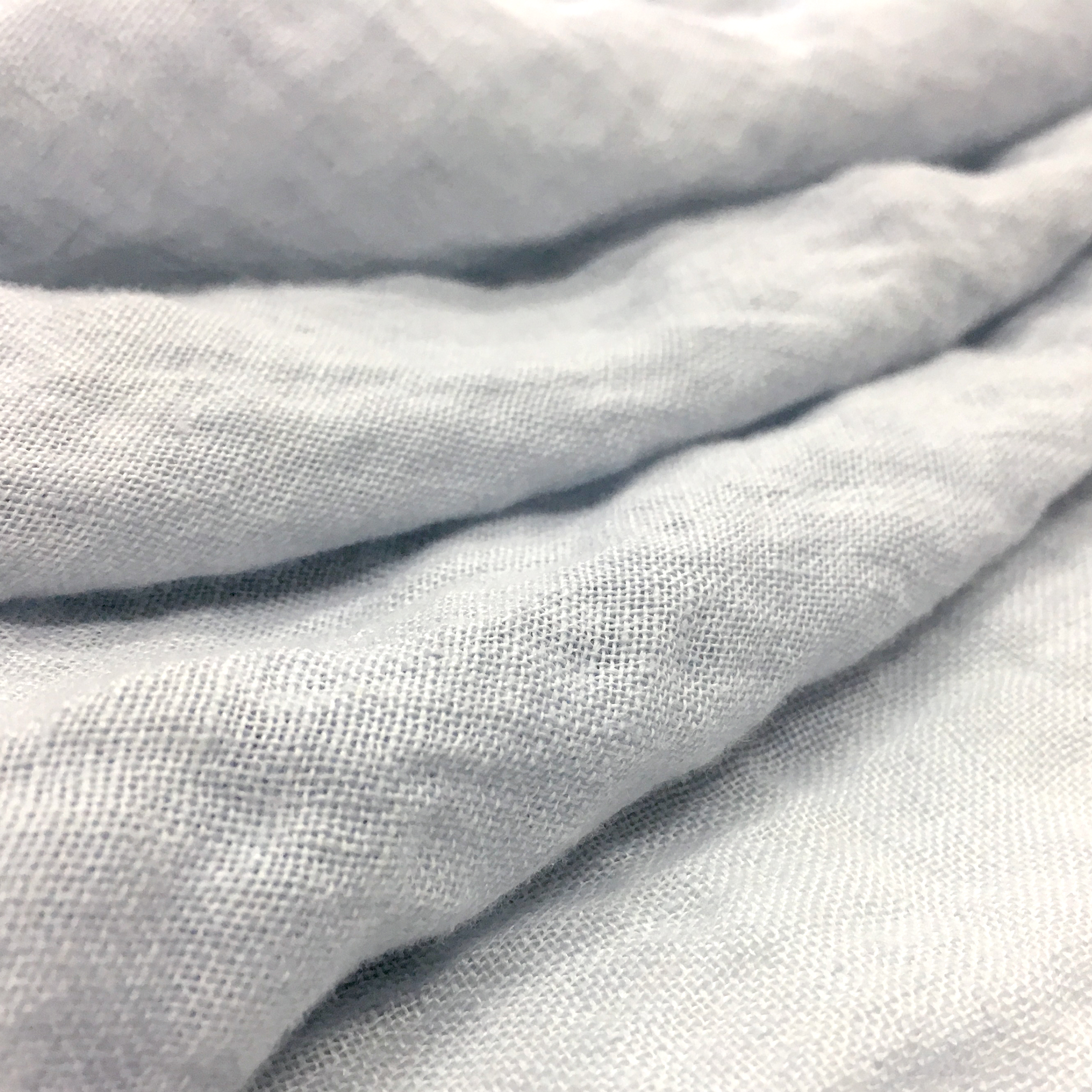 100% Crushed Linen Curtain Fabric Dust Grey Image