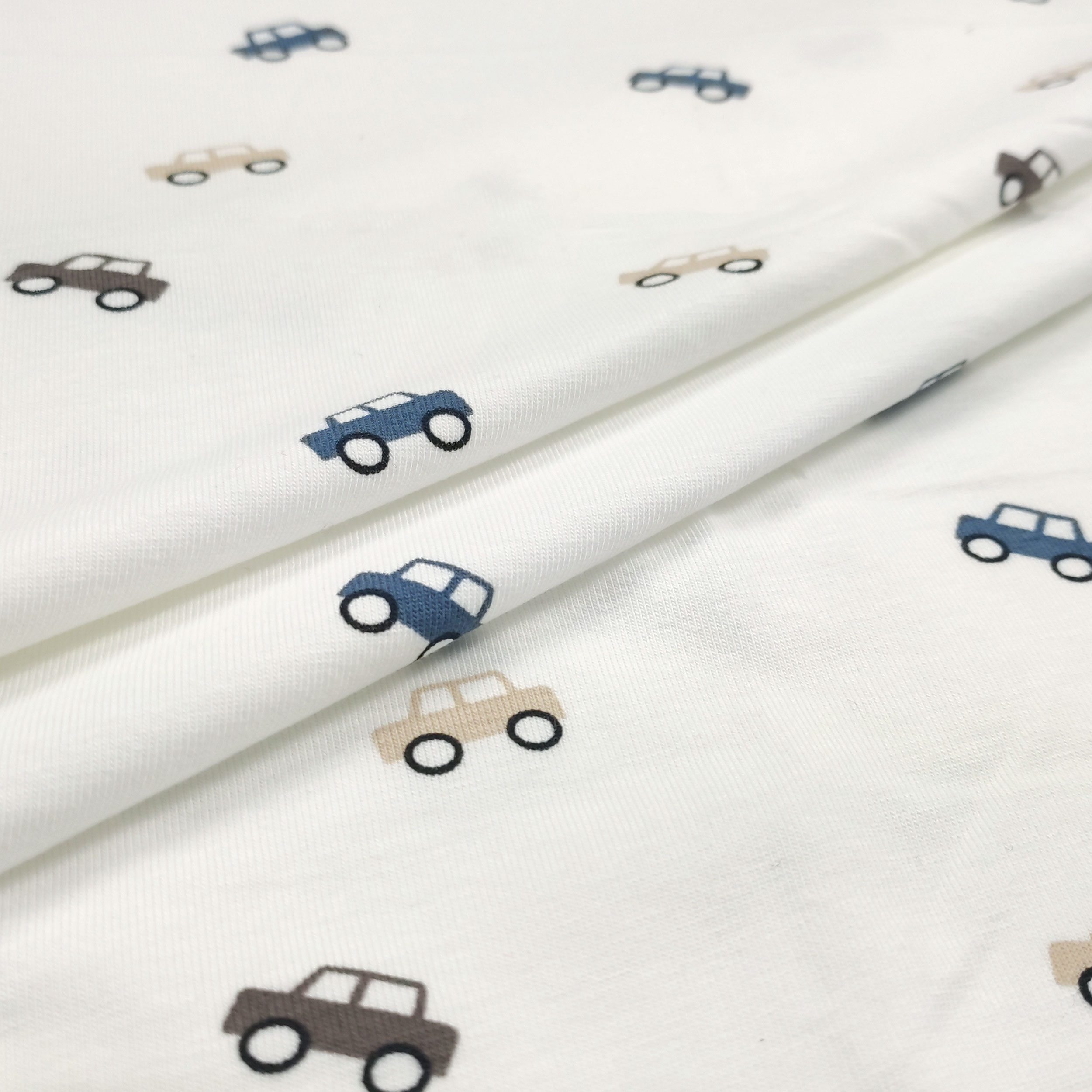 Vintage Cars Cotton Jersey  Image