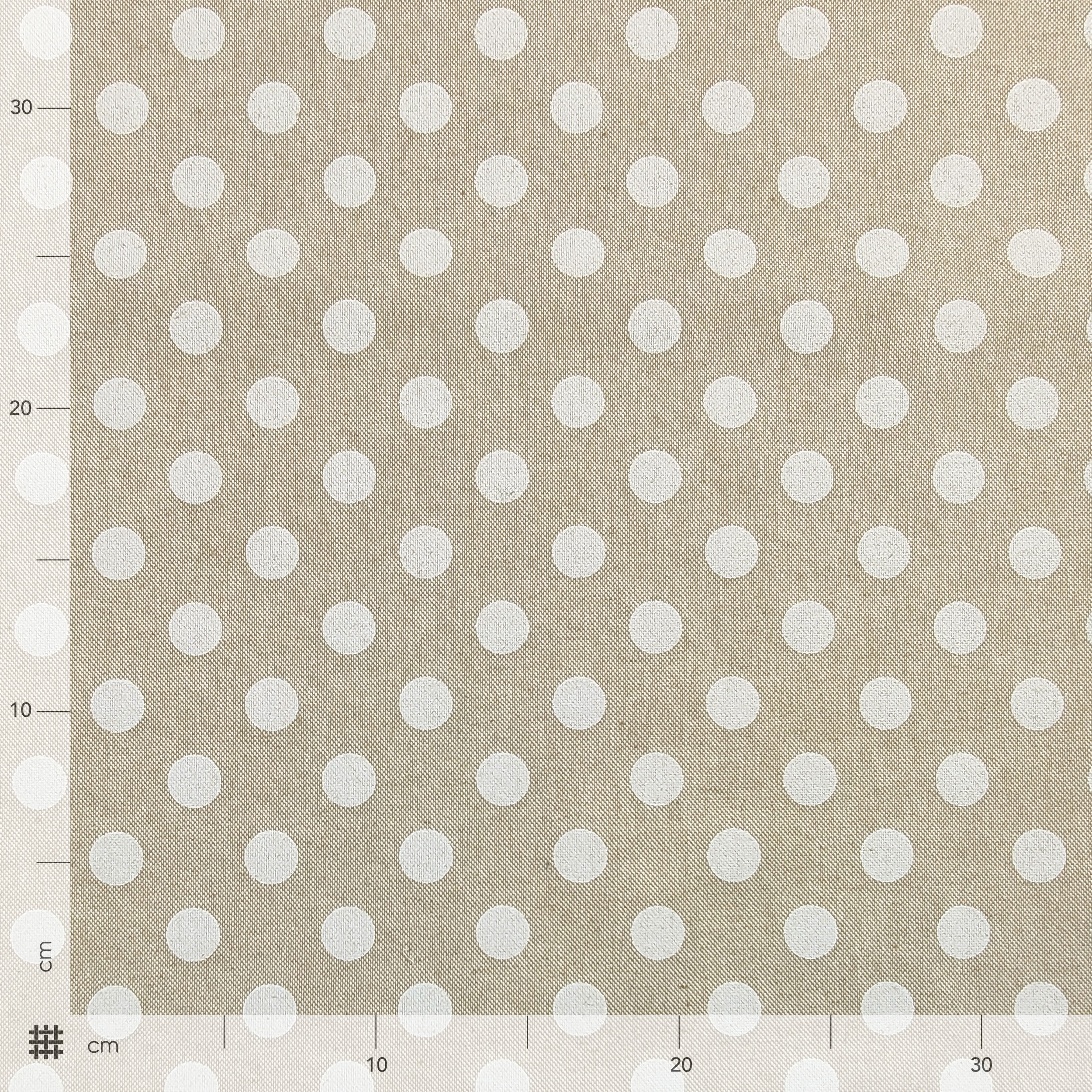 Panama Large White Polka Dots H 280 cm